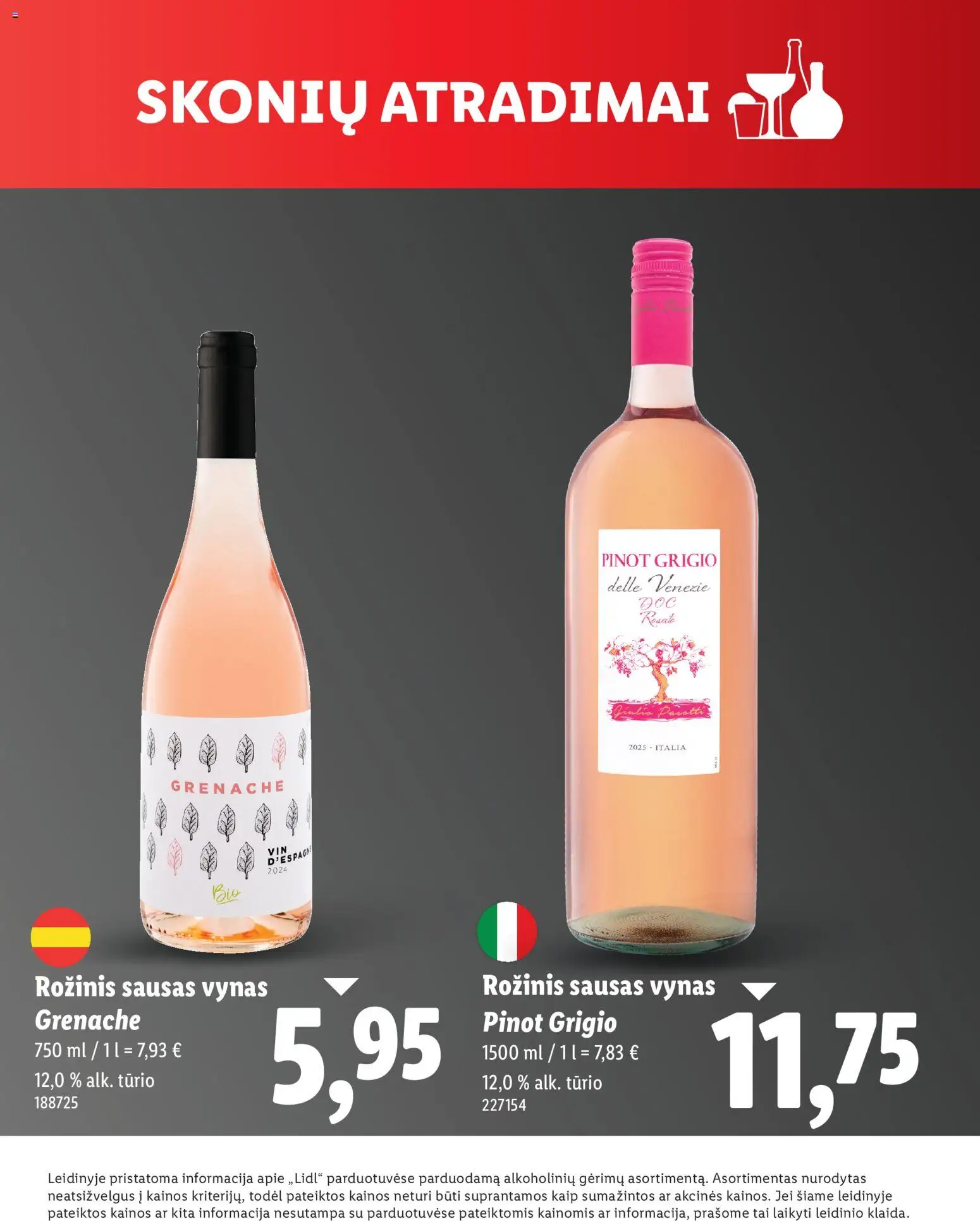 LIDL akcijos nuo 04.12.2025 | Puslapis: 15 | Prekių: Vynas