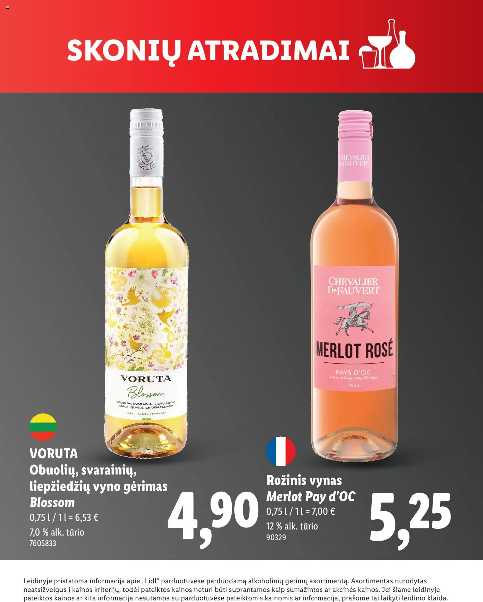 LIDL akcijos nuo 2025.12.04 | Puslapis: 15 | Prekių: Vynas