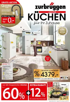 Zurbrüggen Küchen für ihr Zuhause ab 12.09.2026 gültig