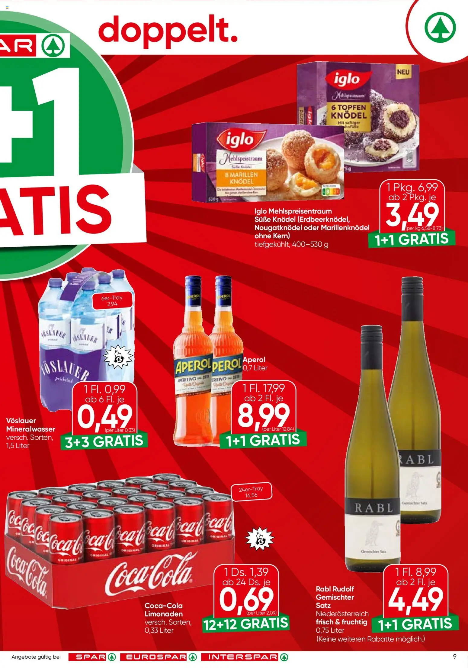 Spar Flugblatt - Oberösterreich gültig ab 13.05.2026 | Seite: 9