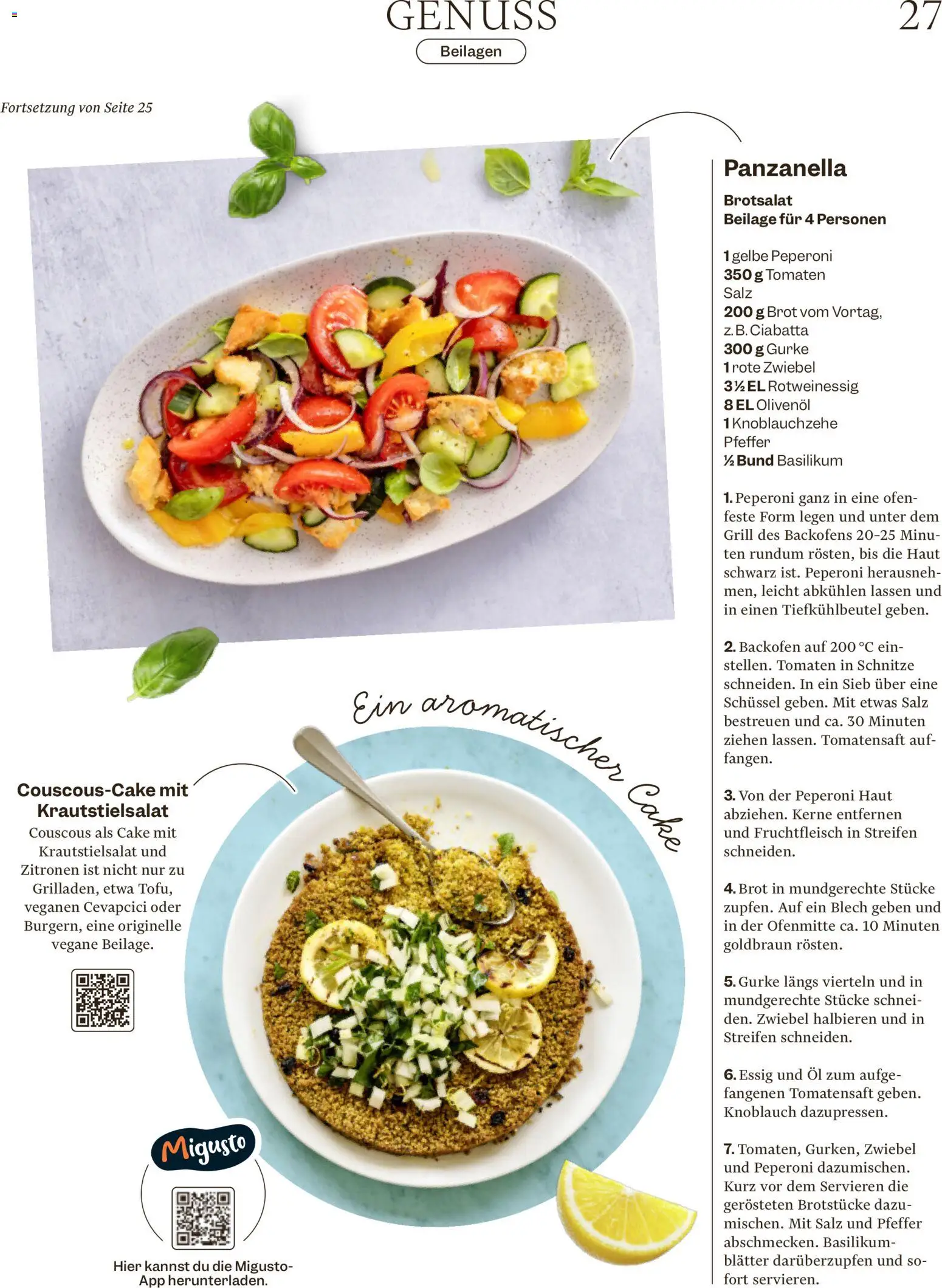 Migros aktionen Magazin – gültig ab 22.07.2026 | Seite: 27 | Produkte: Kammerjunker, Essig, Knoblauch, Grill