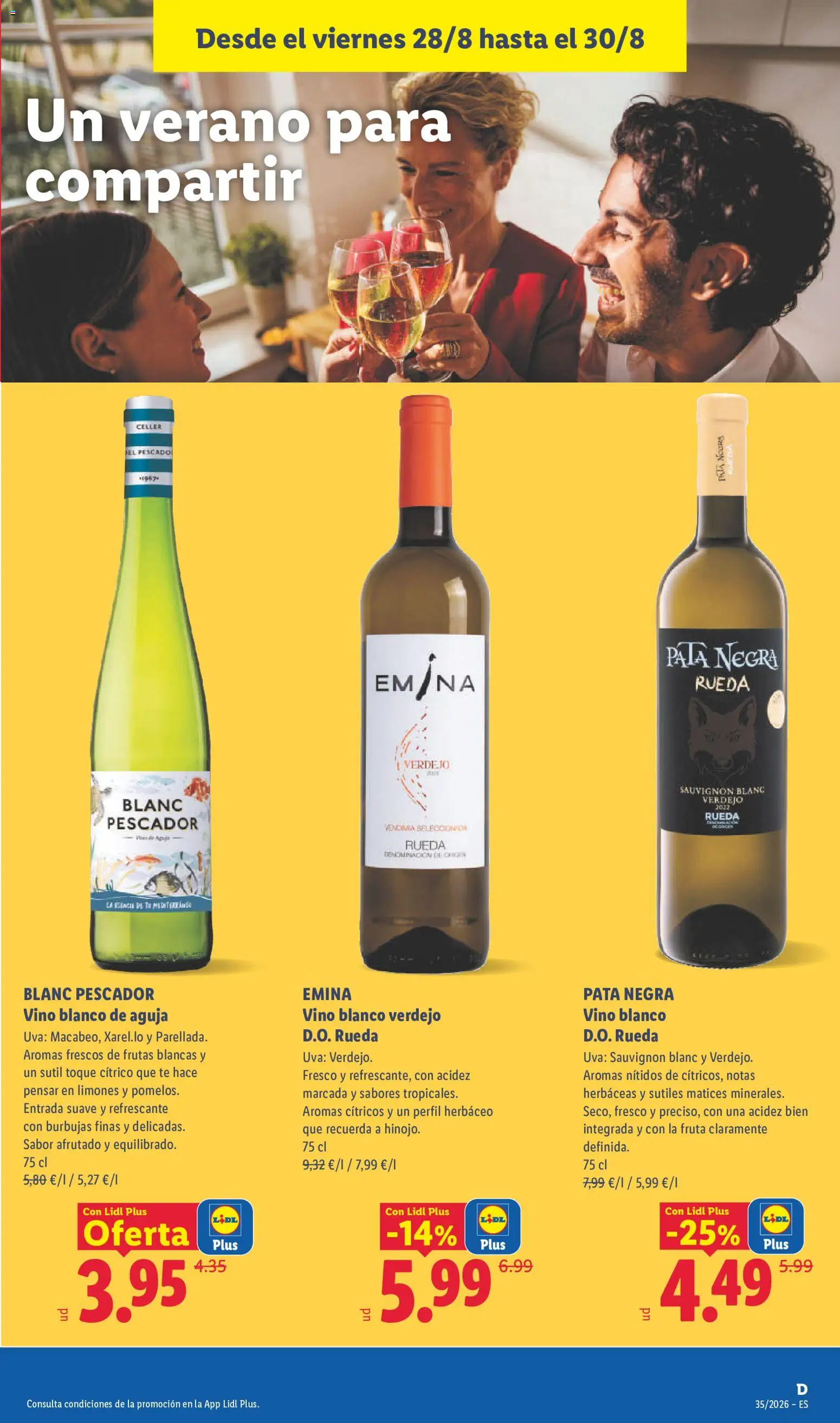 Lidl folleto │ válido desde el 24/08/2026 | Página: 39 | Productos: Fruta, Vino, Té, Limones