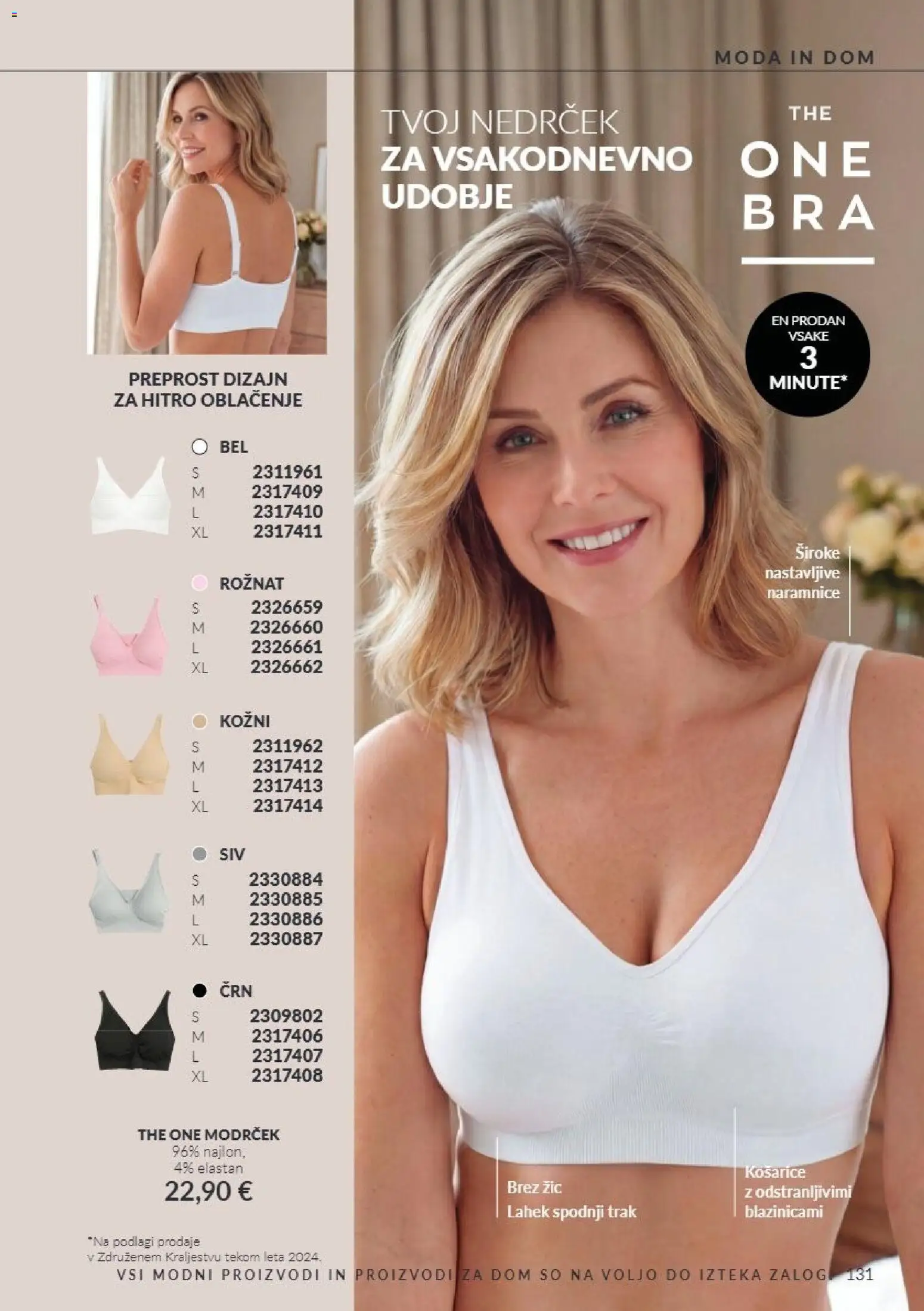 Novi Avon katalog ponudbe – veljaven od 01.11.2026 | Stran: 131 | Izdelki: Modrcek