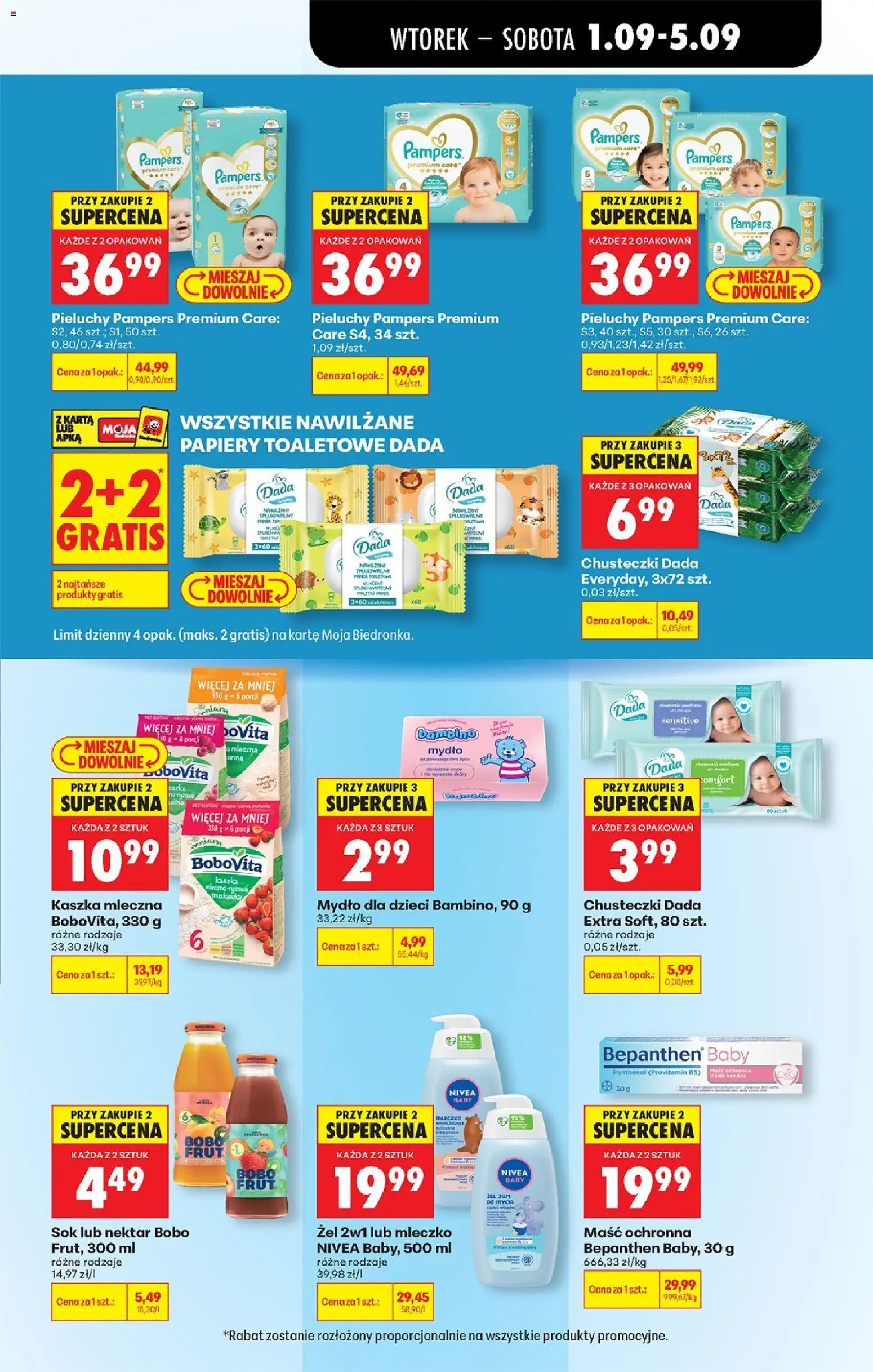 Biedronka Polsko leták od 01.09.2026 | Strana: 79 | Produkty: Mýdlo, Pampers, Bepanthen, Panthenol