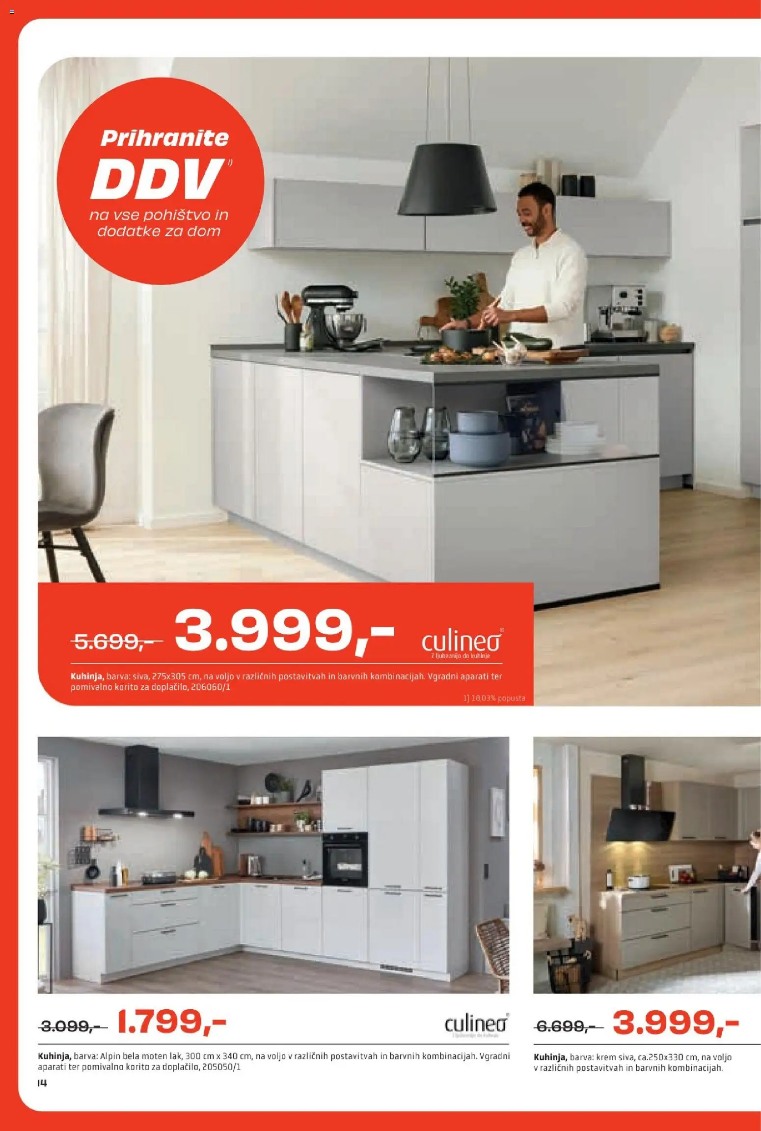 Novi Rutar katalog ponudbe – veljaven od 13.10.2026 | Stran: 14 | Izdelki: Pohištvo, Pomivalno korito, Barva