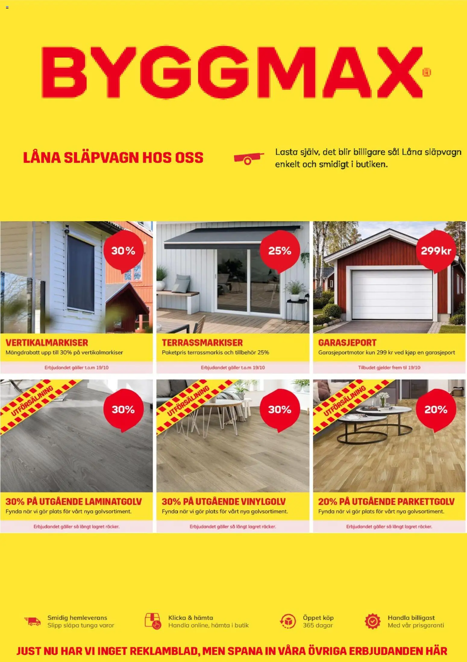 ByggMax reklamblad aktuell från 12/10/2026 | Sida: 3 | Produkter: Galler, Ved, Släpvagn, Tillbehör