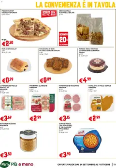 Anteprima del volantino PAM volantino Occasioni Extra valido a partire dal 24/09/2026 | Pagina: 13 | Prodotti: Pesce, Lamponi, Funghi, Hamburger
