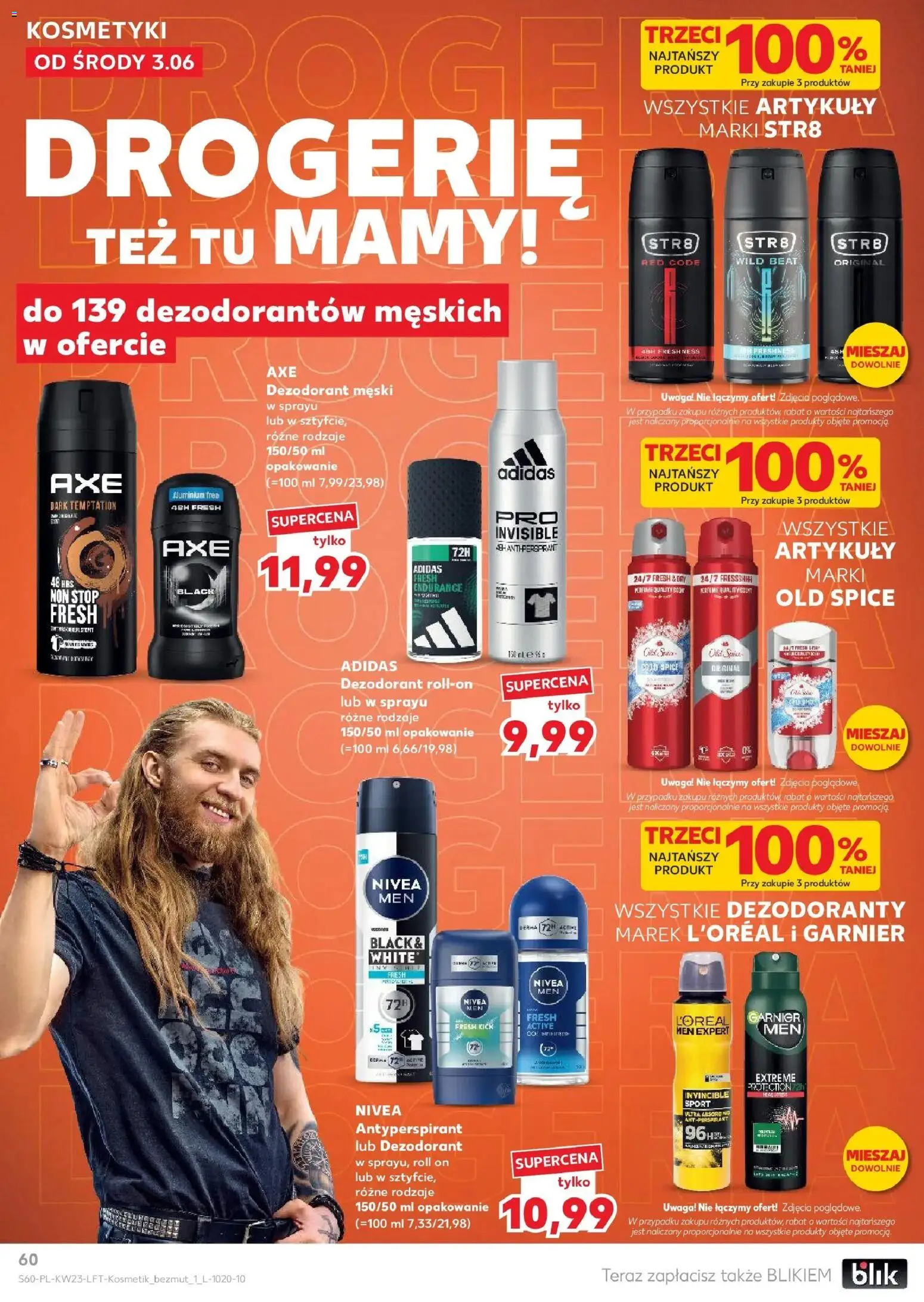 Kaufland gazetka od 03.06.2026 | Strona: 60 | Produkty: Kosmetyki, Dezodorant, Antyperspirant, Old spice
