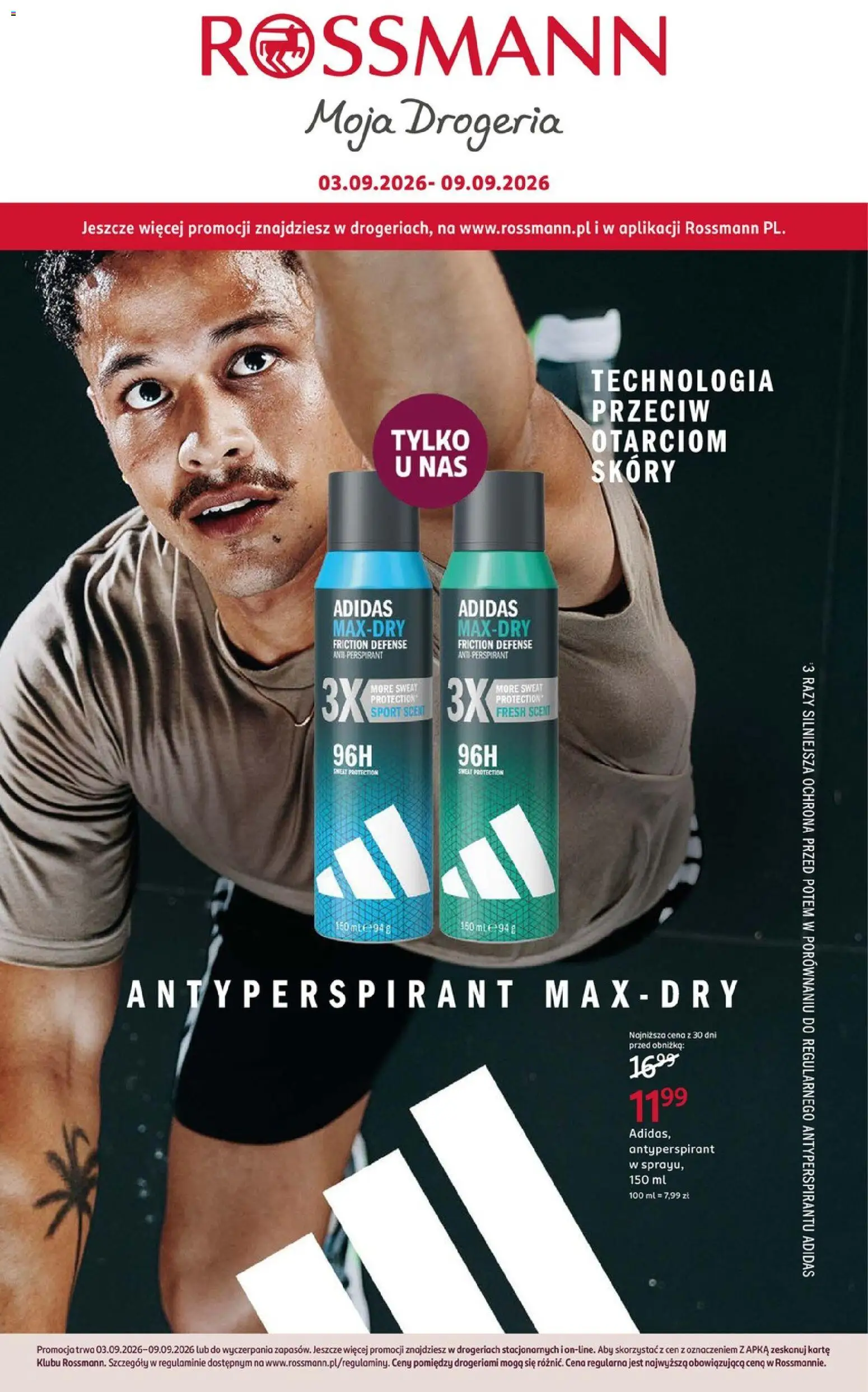 Rossmann gazetka od 03.09.2026 | Strona: 1 | Produkty: Drogeria, Antyperspirant