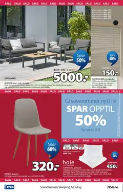 Forhåndsvisning av JYSK kundeavis gyldig fra 01.06.2026 | Side: 24 | Produkter: Dyne, Sofa, Bord, Stol