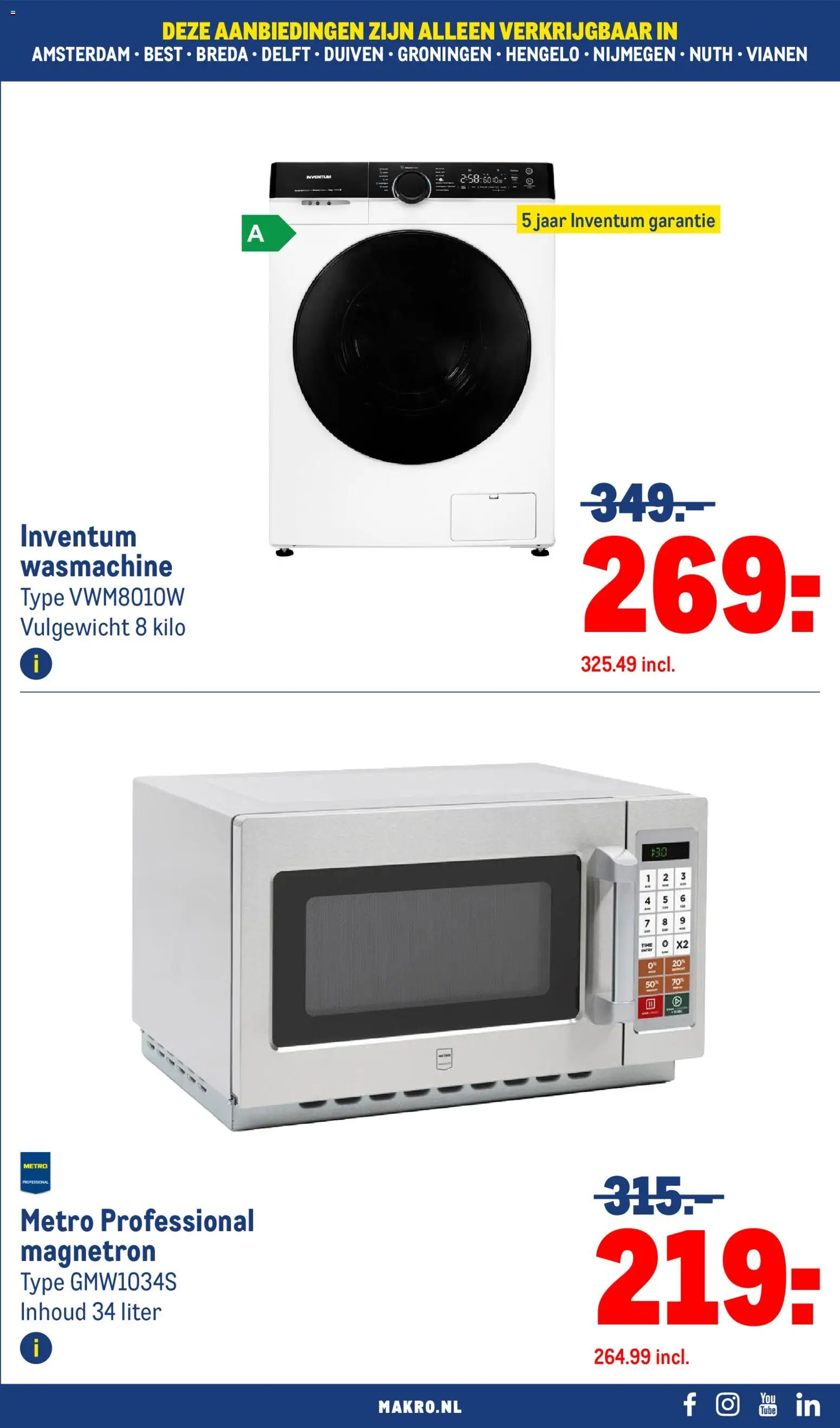 {H1} | Pagina: 39 | Producten: Wasmachine, Magnetron