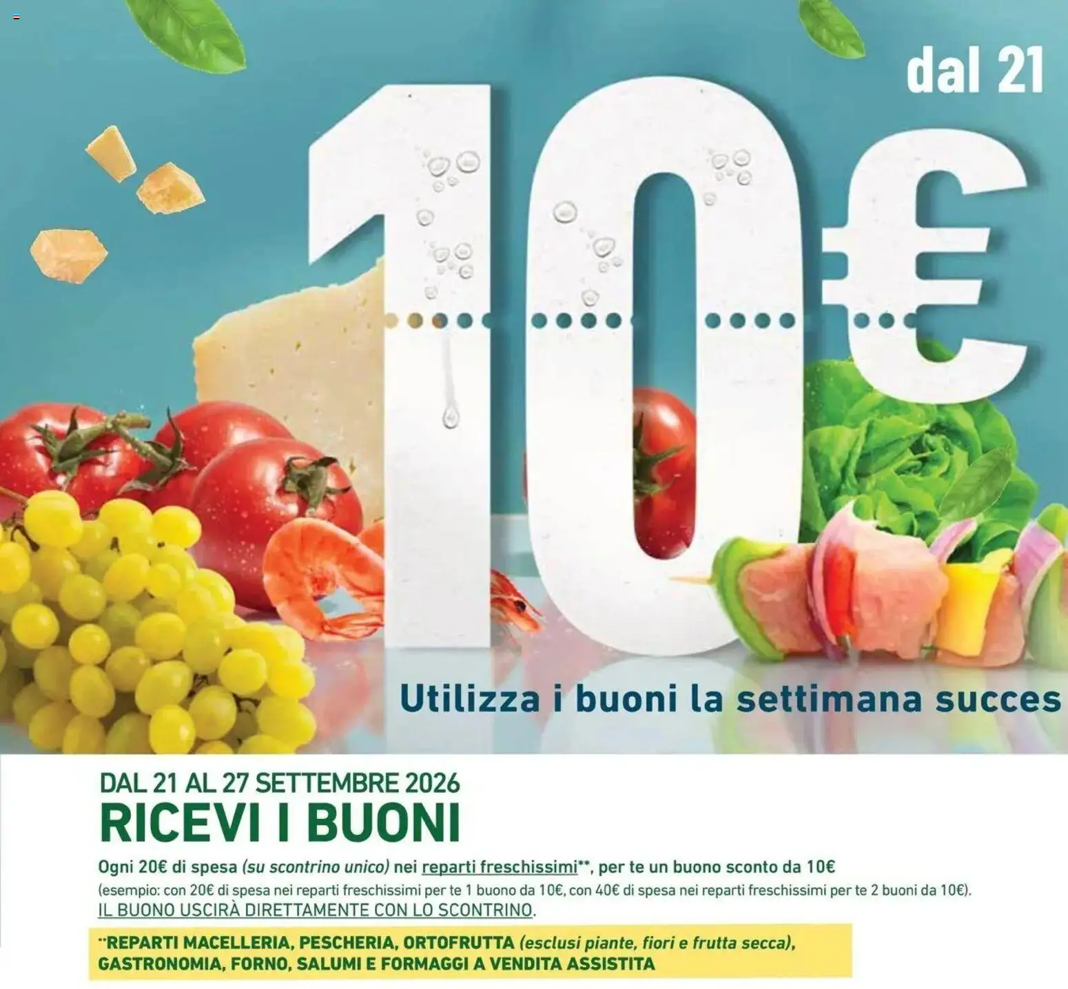 Anteprima volantino Conad dal 23/09/2026 prossima settimana | Pagina: 2 | Prodotti: Tè, Frutta, Fiori
