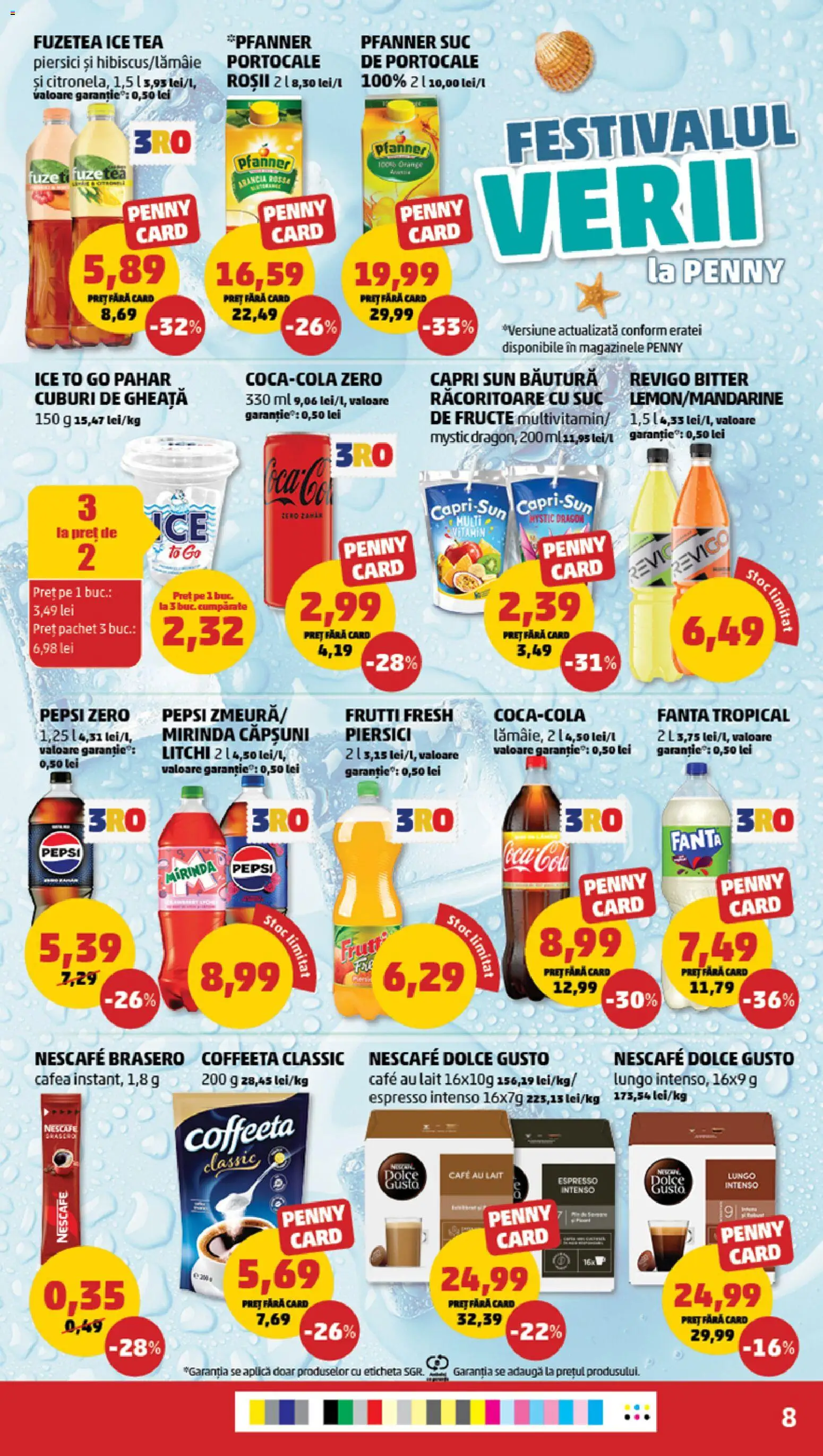 Noul catalog PENNY – valabil de la 15.07.2026 | Pagină: 8 | Produse: Aplică, Bautura racoritoare, Cola, Căpșuni