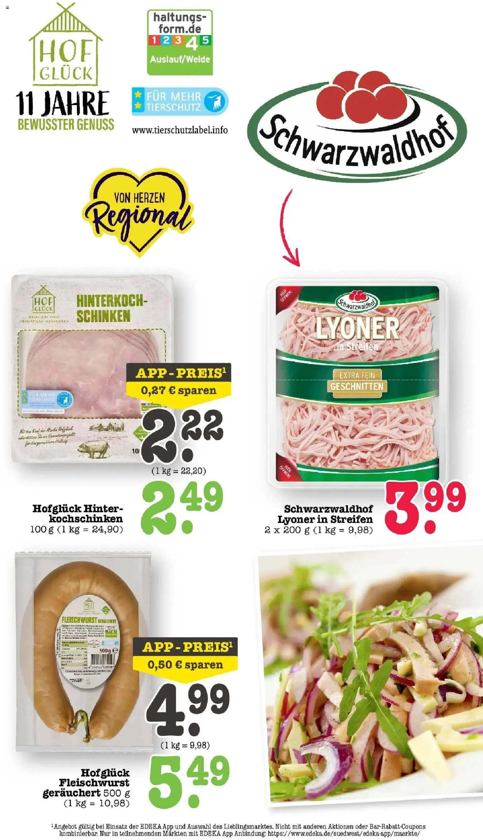 Edeka prospekt Bühlertal	 – gültig ab 10.05.2026 | Seite: 39 | Produkte: Schinken
