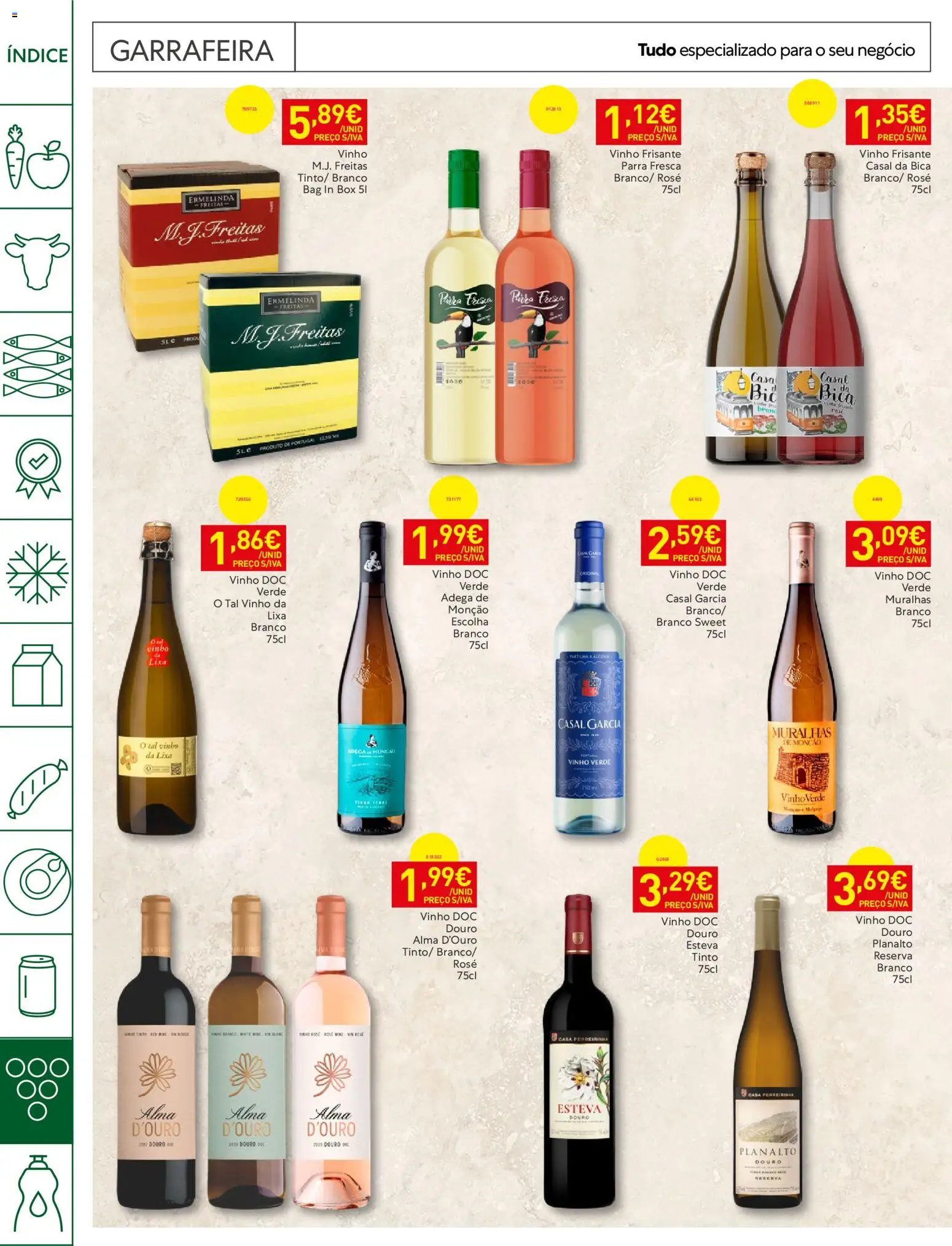 Recheio Horeca │ válido de 04/08/2026 | Página: 26 | Produtos: Lixa, Pizza, Vinho