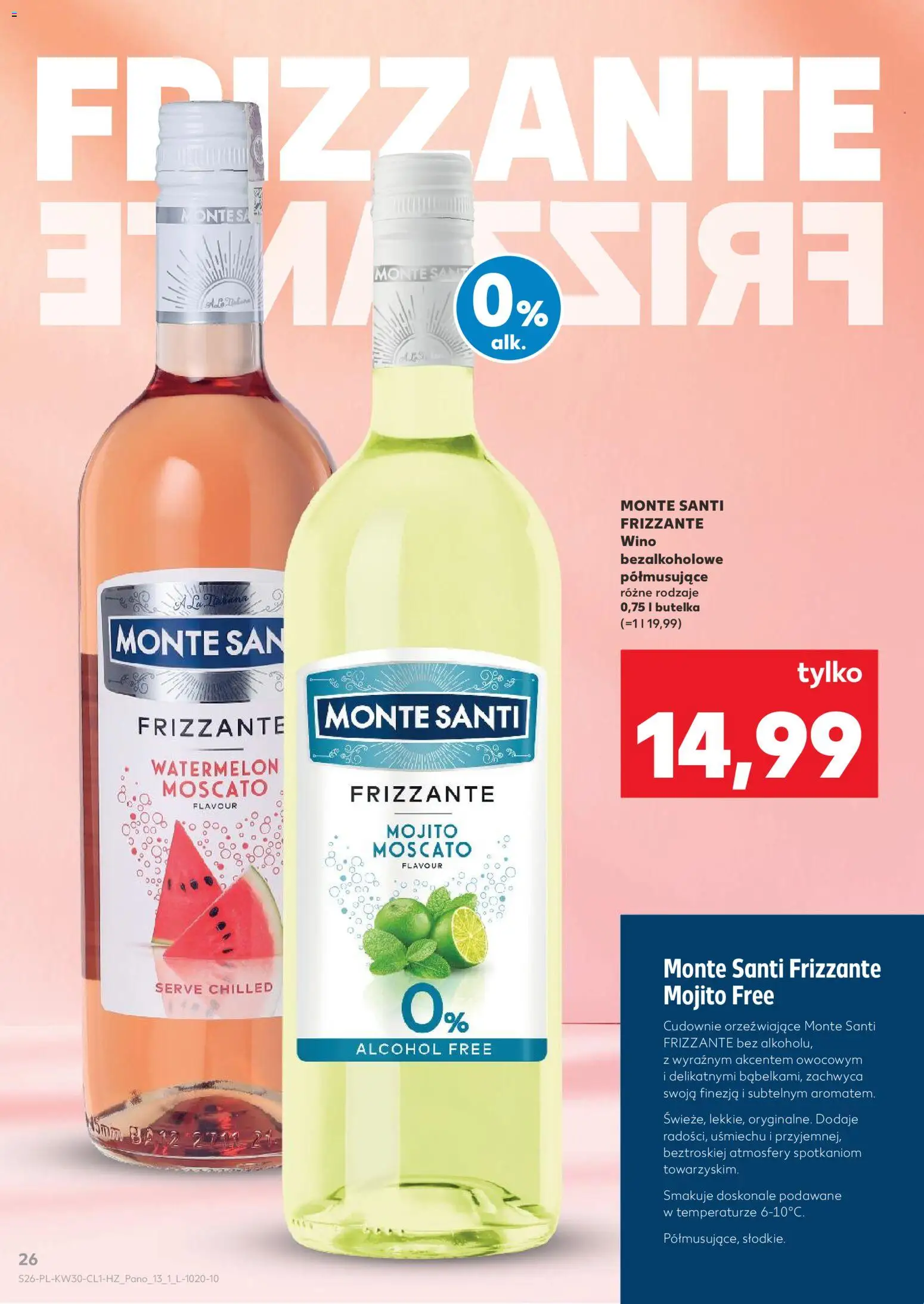 Kaufland Polsko leták - Barek od 23.07.2026 | Strana: 26 | Produkty: Moscato, Frizzante, Mojito
