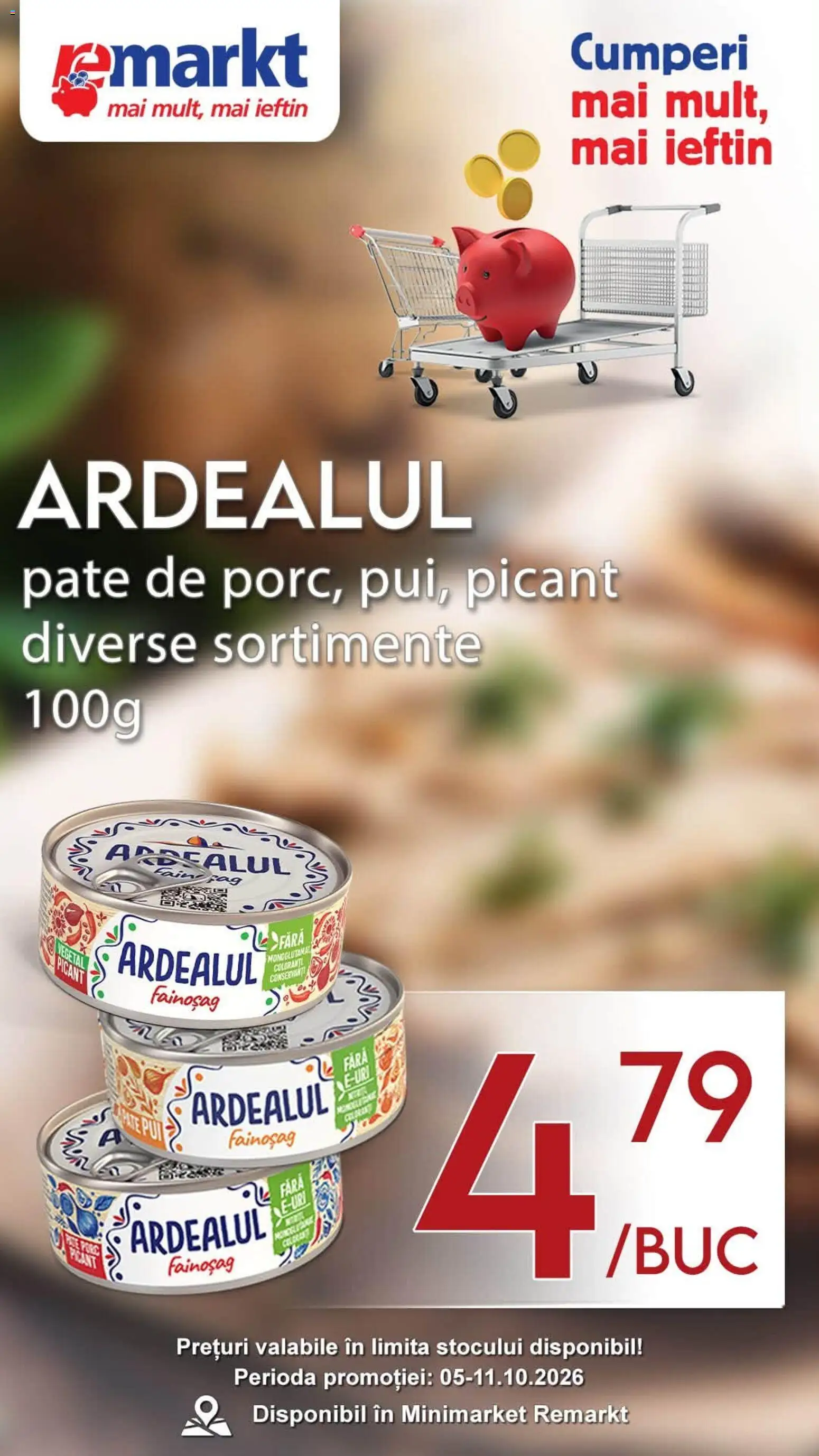 Noul catalog Remarkt – valabil de la 10.10.2026 | Pagină: 7 | Produse: Pui, Pate