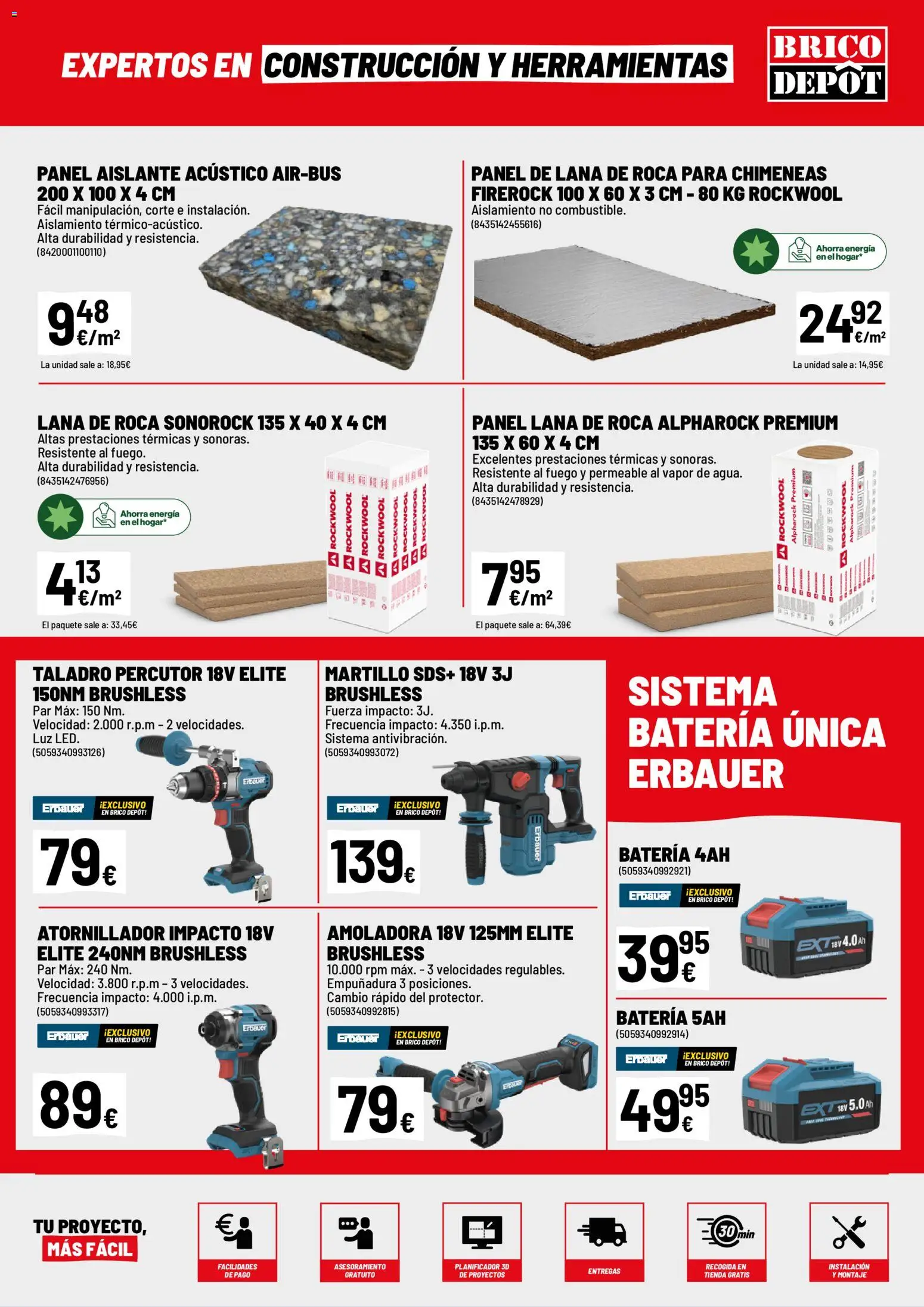 Brico Depôt folleto │ válido desde el 02/10/2026 | Página: 11 | Productos: Taladro percutor, Herramientas, Batería