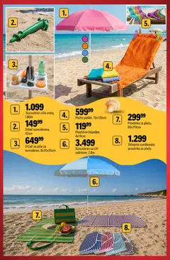 Mega Maxi katalog Spremni za leto, kao i uvek - pregled Mega Maxi kataloga - važi od 28.05.2026 | Strana: 17 | Proizvode: Peškir, Suncobran