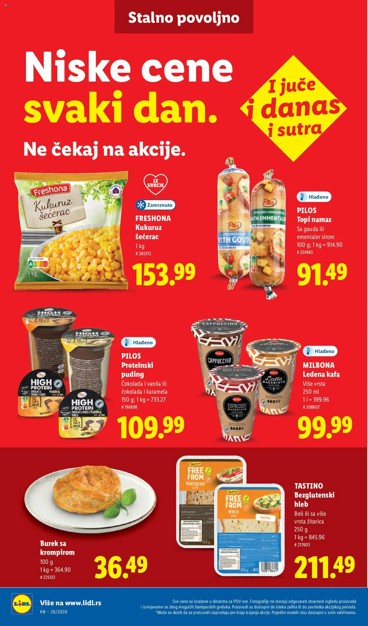 Lidl katalog - važi od 14.05.2026 | Strana: 40 | Proizvode: Protein, Ementaler, Kafa, Čokolada