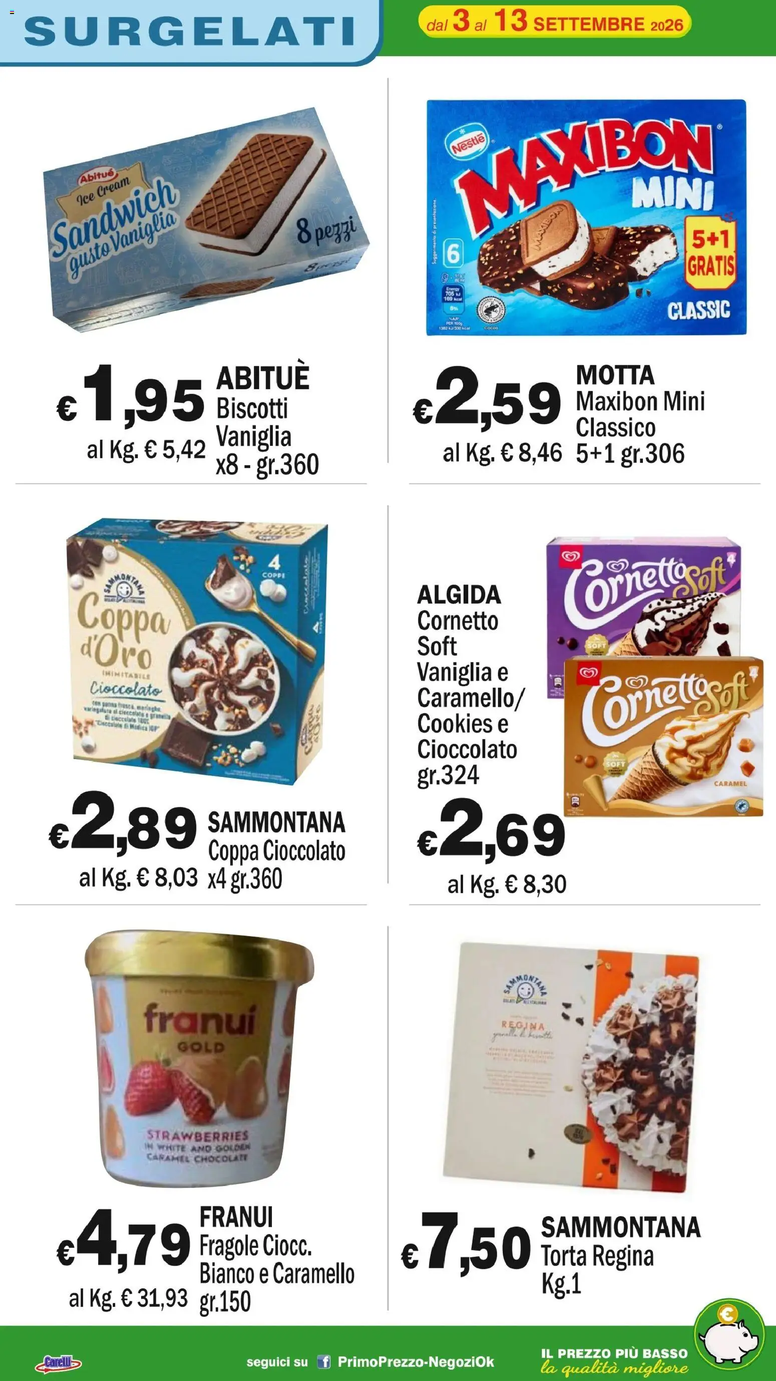 Volantino Primo Prezzo del 03/09/2026 | Pagina: 39