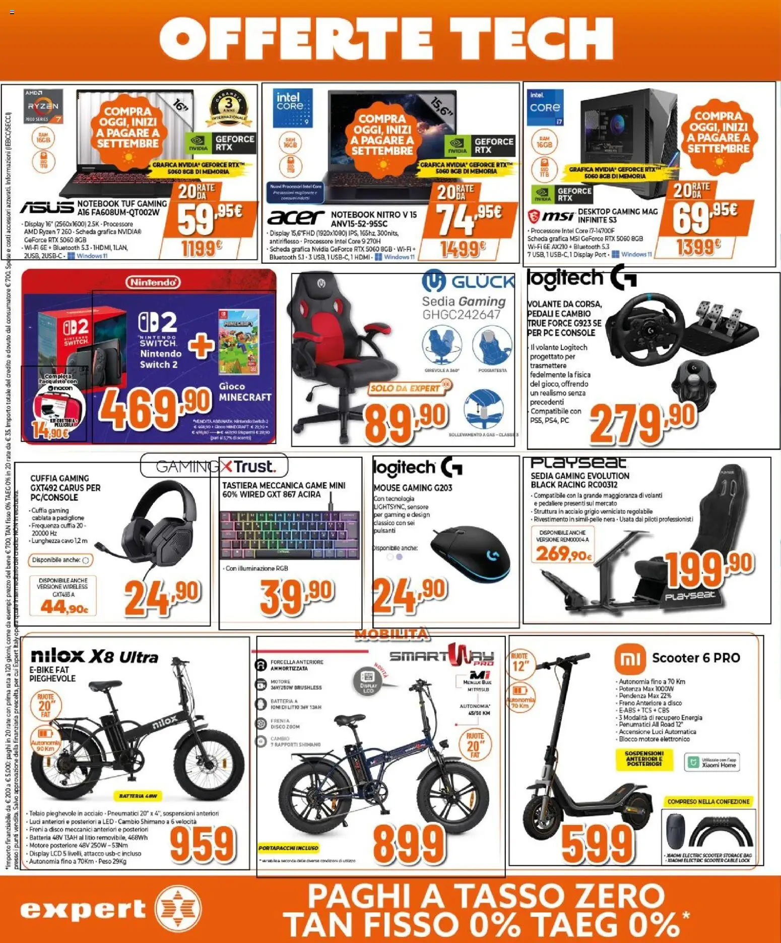 Volantino Expert del 04.06.2026 | Pagina: 23 | Prodotti: Xiaomi, Cavo, Gioco, Disco
