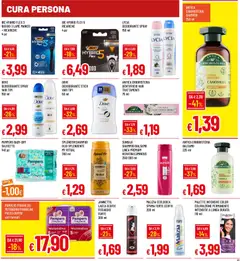 Anteprima del volantino Galassia volantino valido a partire dal 06/08/2026 | Pagina: 21 | Prodotti: Rasoio, Deodorante, Pampers, Chiodi