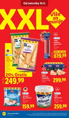 PIKOK Pileća prsa u omotu XXL, 500 g - pregled Lidl kataloga - važi od 14.05.2026 | Strana: 48