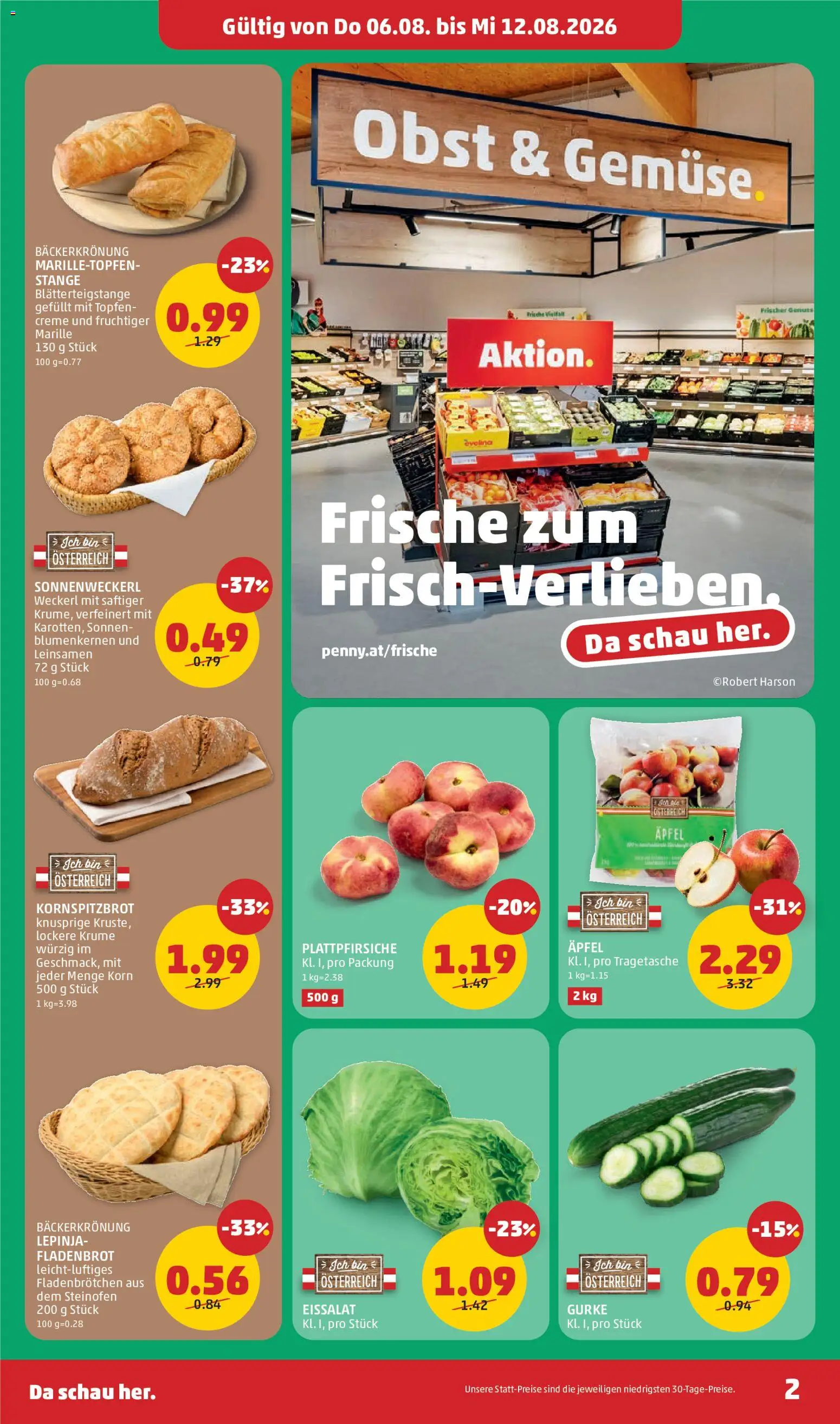 Penny Markt Eröffnung in 3350 Haag gültig ab 06.08.2026 | Seite: 2 | Produkte: Obst, Creme, Äpfel