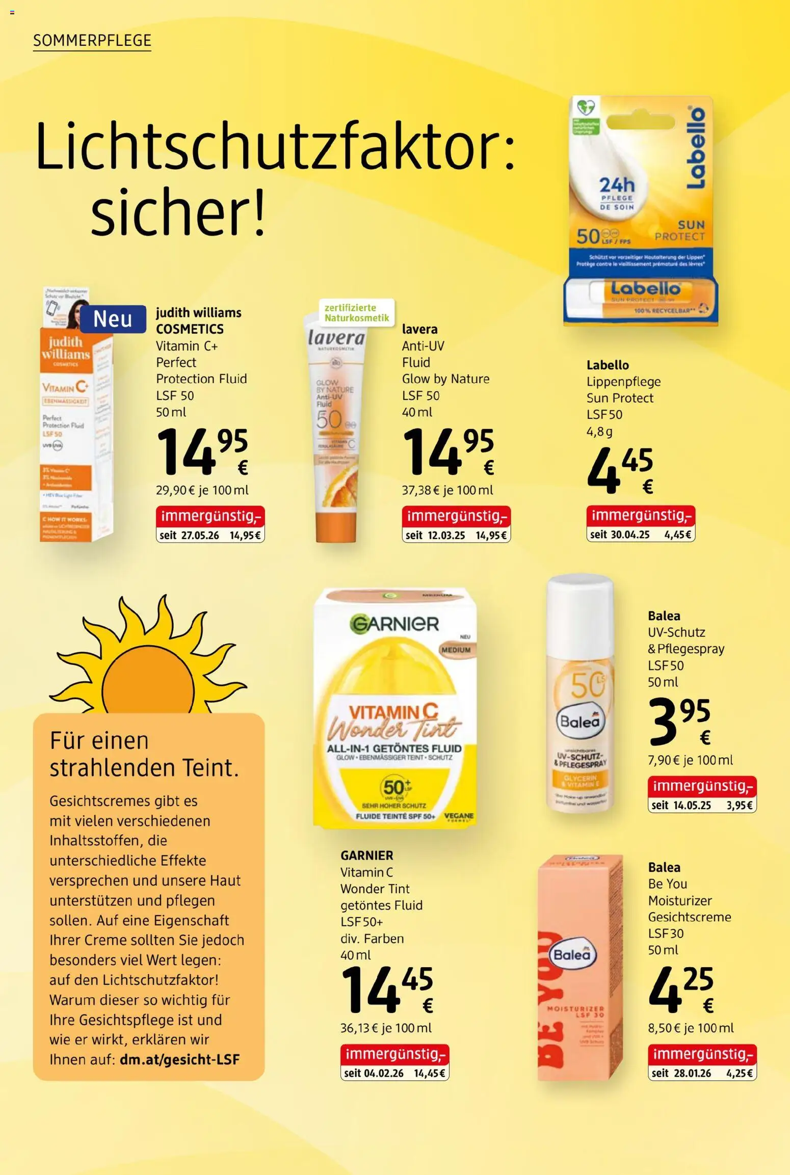 dm drogerie markt Journal Juli 2026 von 09.07.2026 - Aktuelle Angebote | Seite: 4 | Produkte: Creme