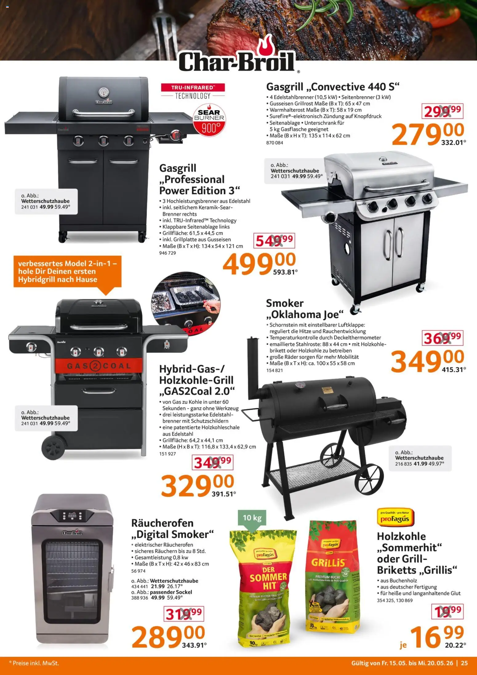 Selgros Non Food – gültig ab 15.05.2026 | Seite: 25 | Produkte: Grill, Unterschrank