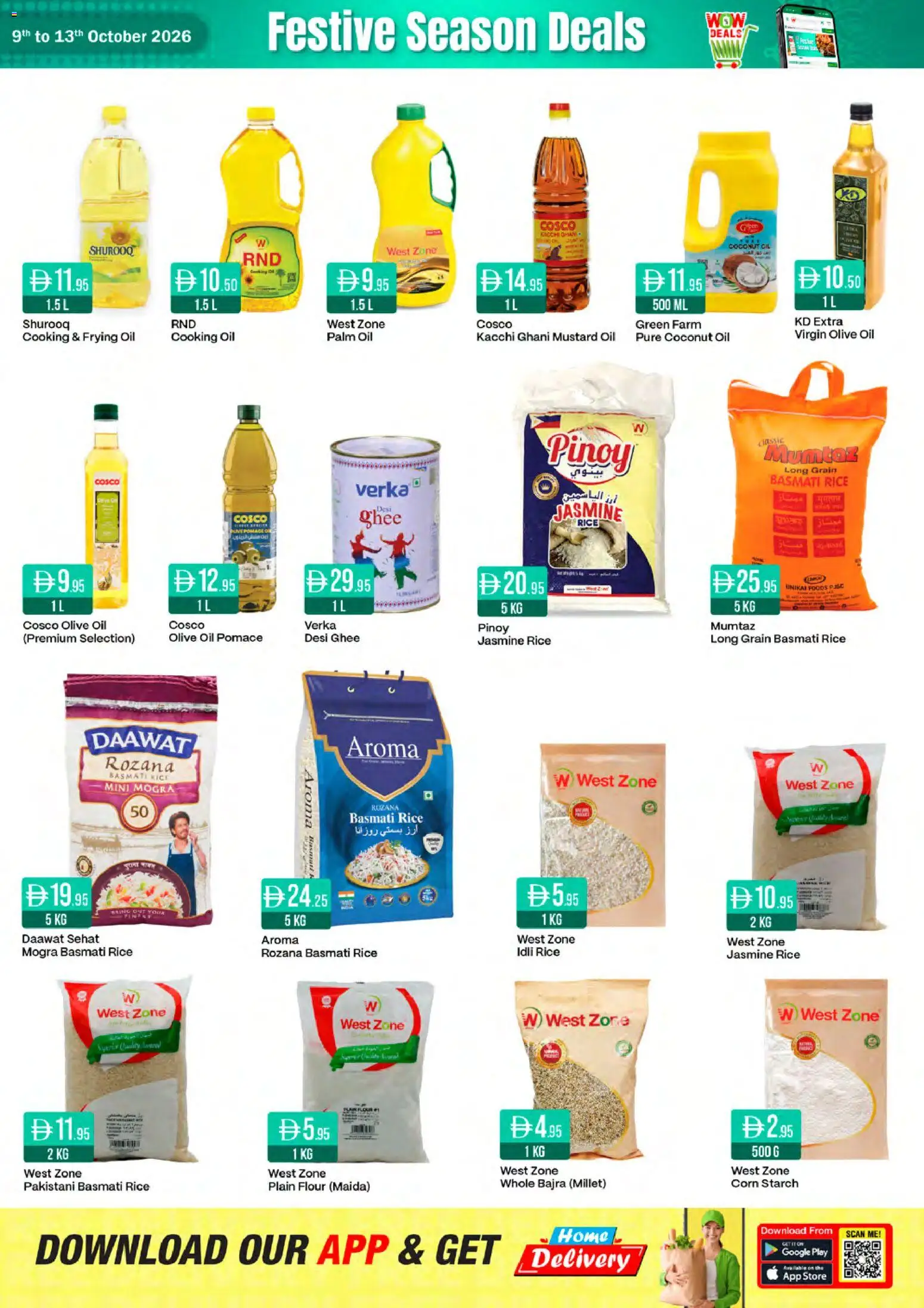 {H1} | Page: 9 | Products: Oil, Corn, Flour, Rice
