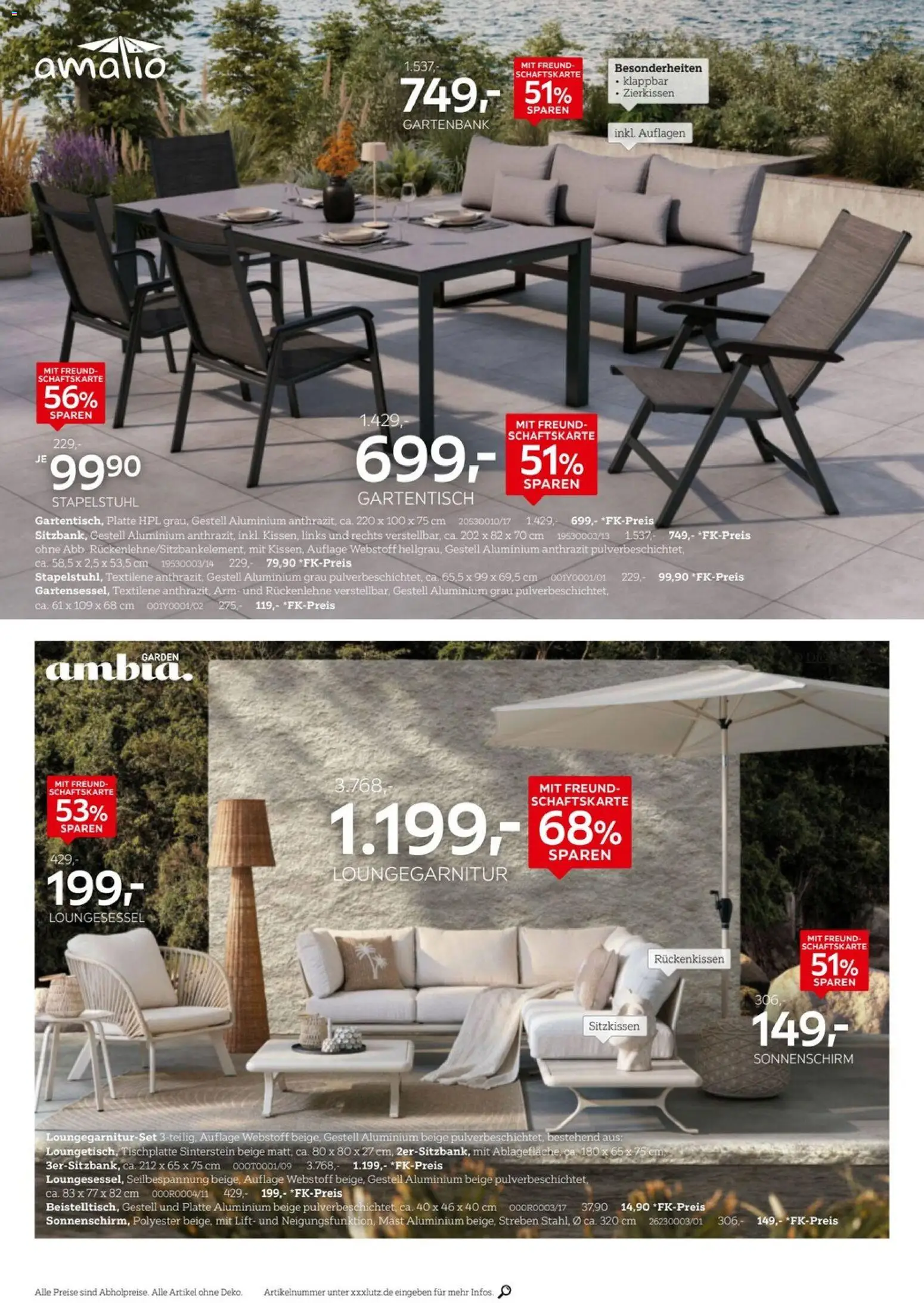 XXXLutz Prospekt 	 – gültig ab 16.05.2026 | Seite: 4 | Produkte: Sonnenschirm