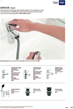 Preview of B&Q - Bathrooms valid from 16/12/2025 | Page: 181 | Products: Bath, Shower, Mixer