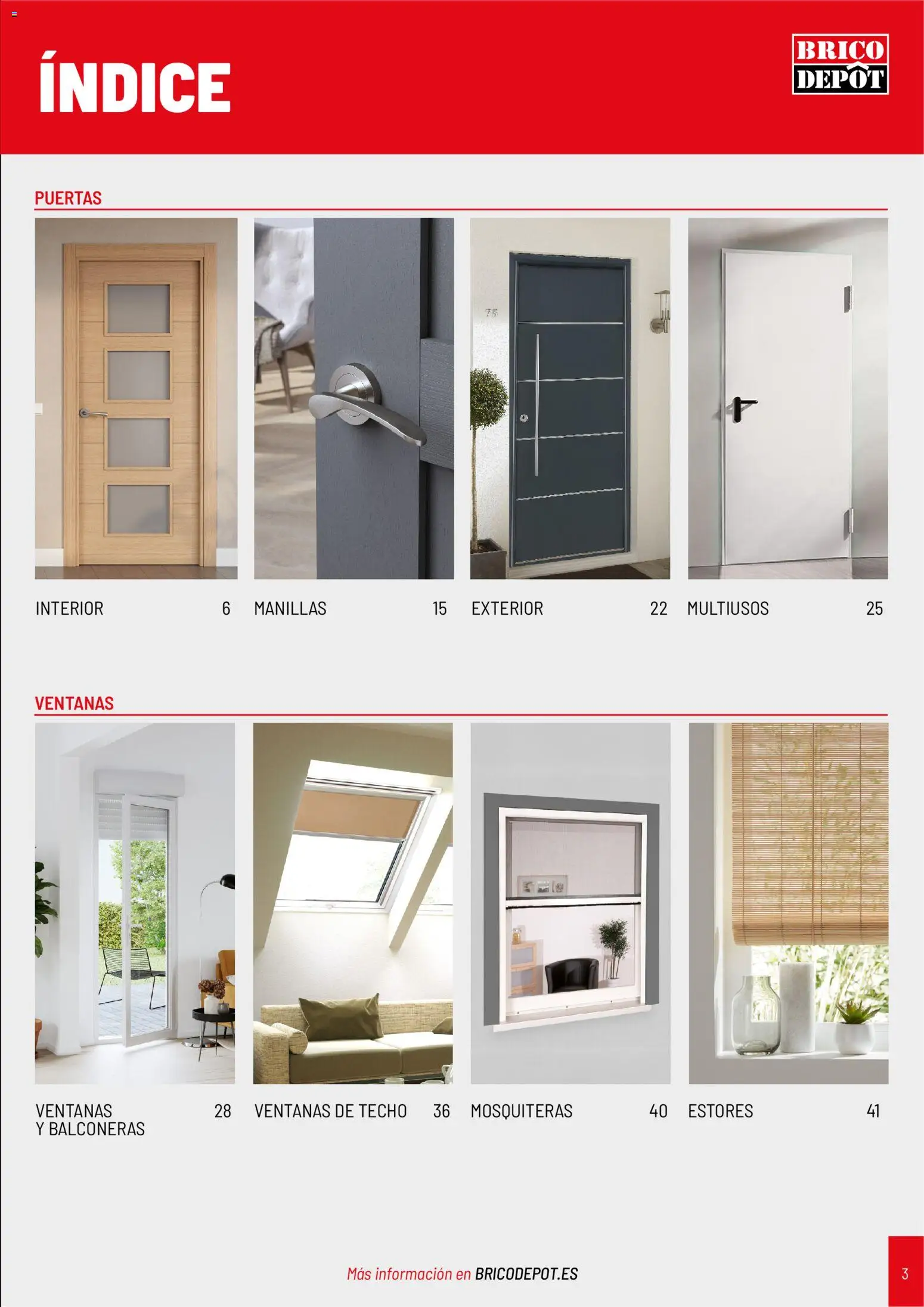 Brico Depôt Puertas y Ventanas │ válido desde el 07/10/2026 | Página: 3 | Productos: Puertas