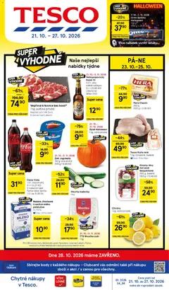 Náhled letáku Tesco leták - Hypermarket od 21.10.2026