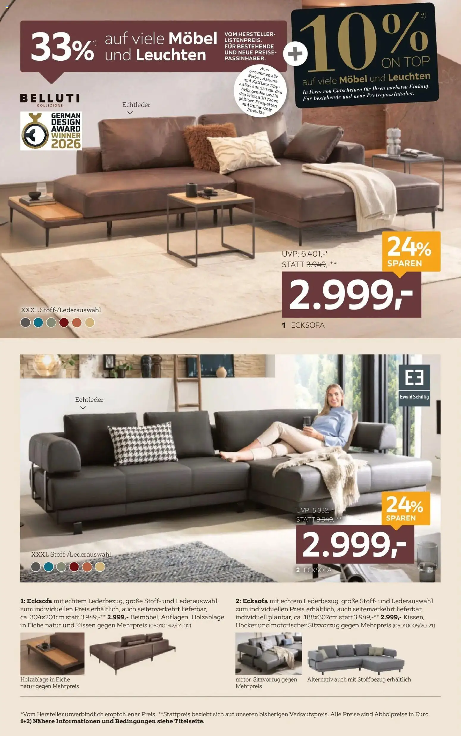 XXXLutz Polstermöbel gültig ab 28.07.2026 | Seite: 4 | Produkte: Kissen