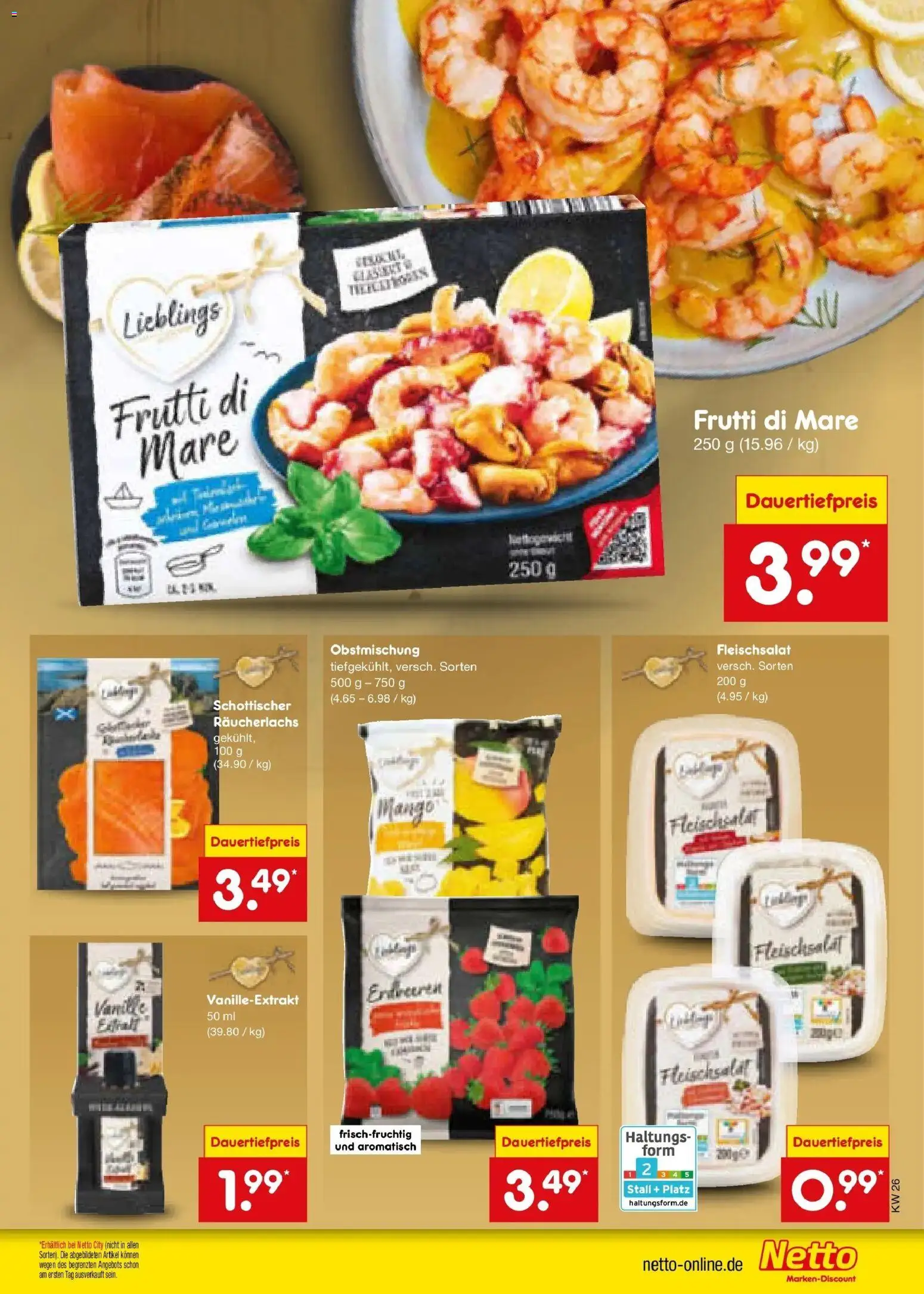 Netto Marken-Discount Prospekt Machern – gültig ab 22.06.2026 | Seite: 17 | Produkte: Räucherlachs, Mango
