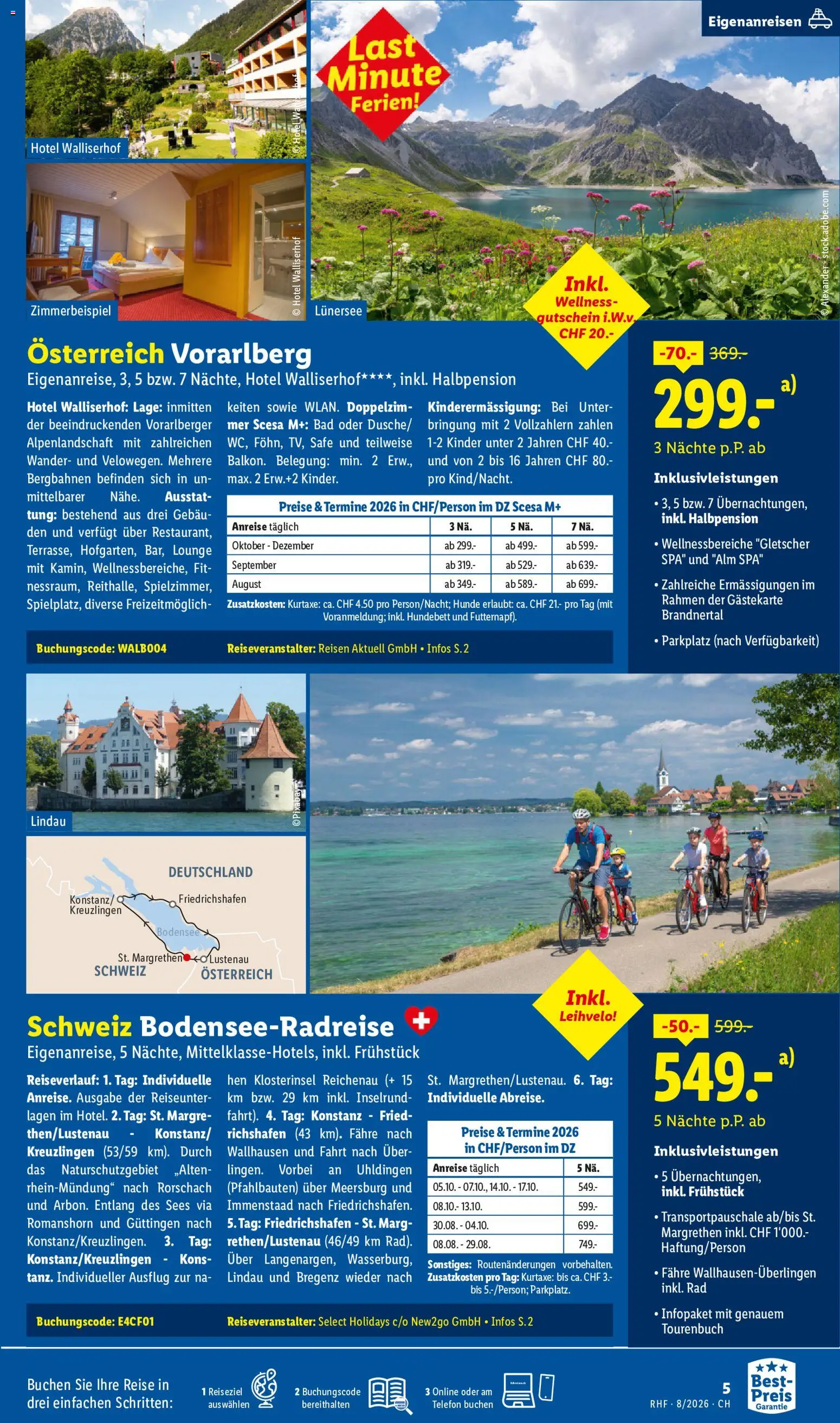 Lidl aktionen Reise-Highlights – gültig ab 29.07.2026 | Seite: 5 | Produkte: Bad, Telefon