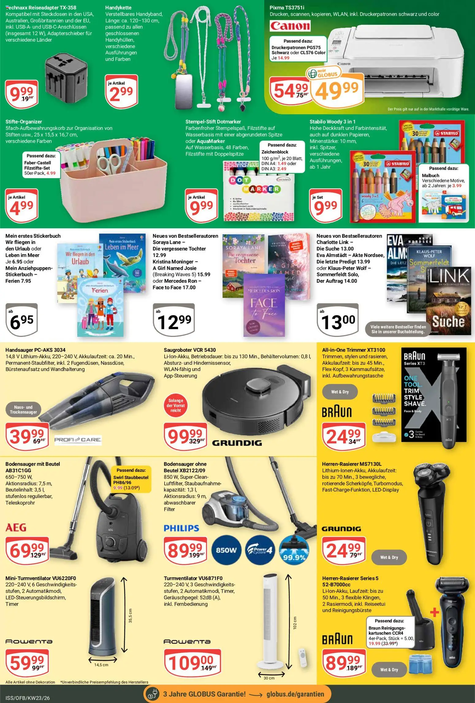 Globus Prospekt – gültig ab 01.06.2026 | Seite: 22 | Produkte: Philips, Turmventilator