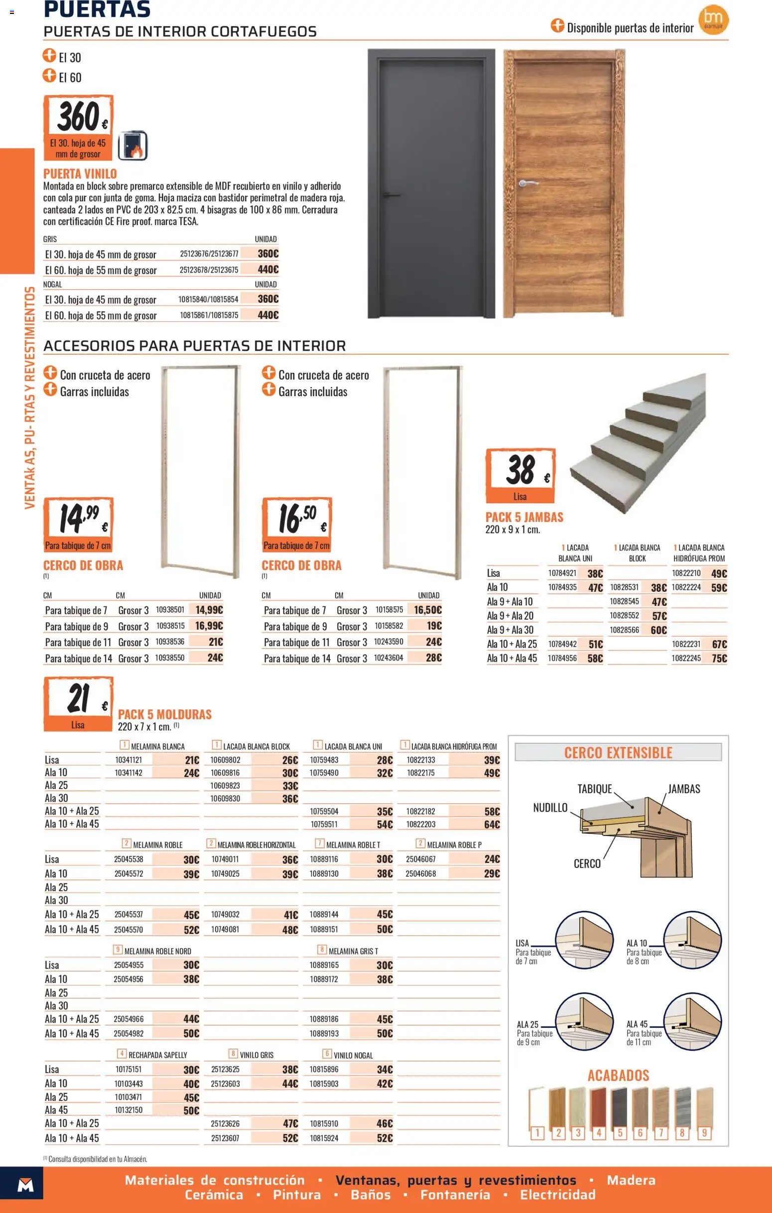 Obramat - Reformas Otono Imprenta Almacenes 04 Leganés 2026 │ válido desde el 09/10/2026 | Página: 26 | Productos: Puertas