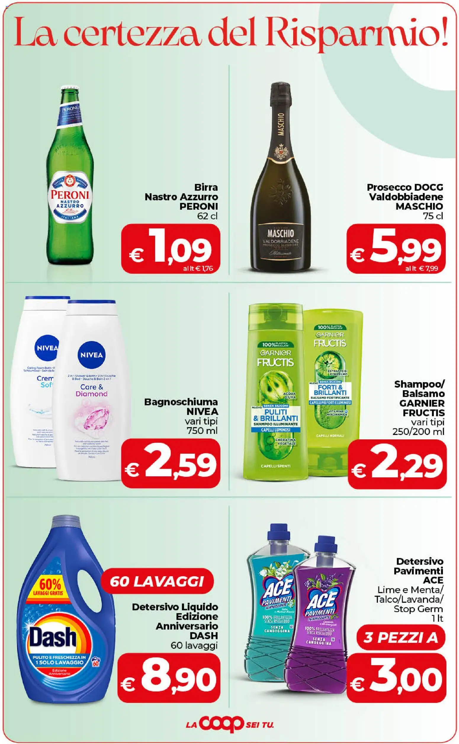 Volantino COOP del 30/06/2026 | Pagina: 4 | Prodotti: Illuminante, Bagnoschiuma, Pompelmo, Lime