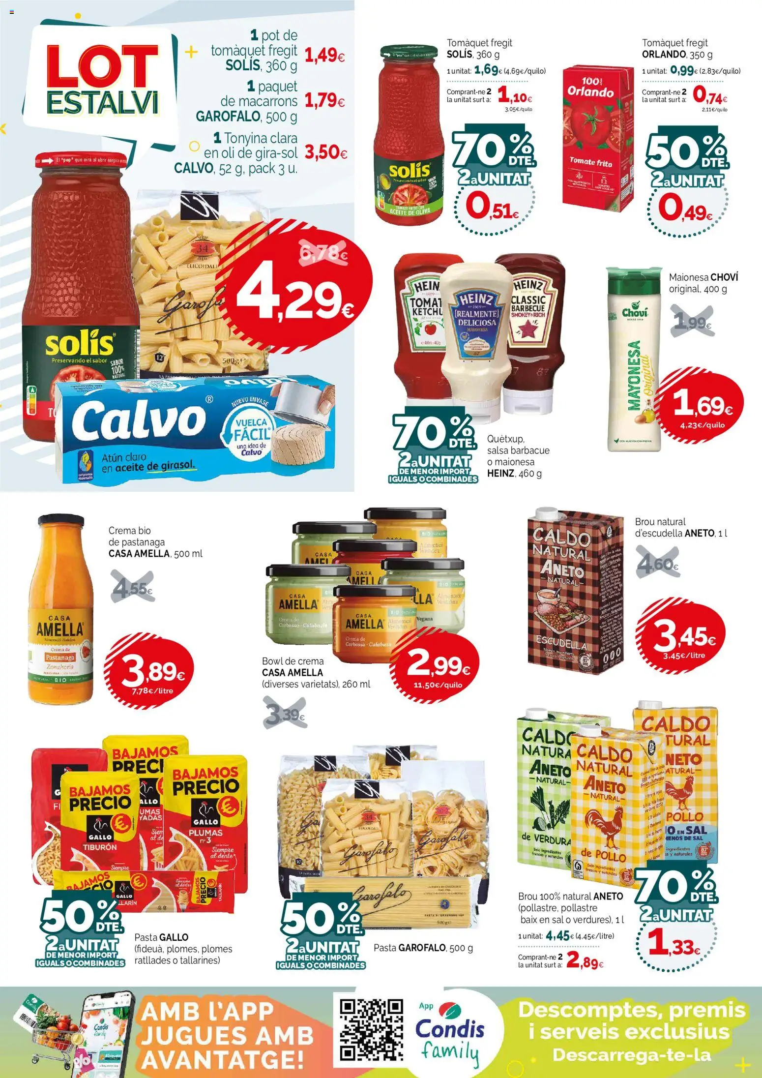 Condis - folleto │ válido desde el 30/09/2026 | Página: 16 | Productos: Pasta, Zanahoria, Pollo, Atún claro