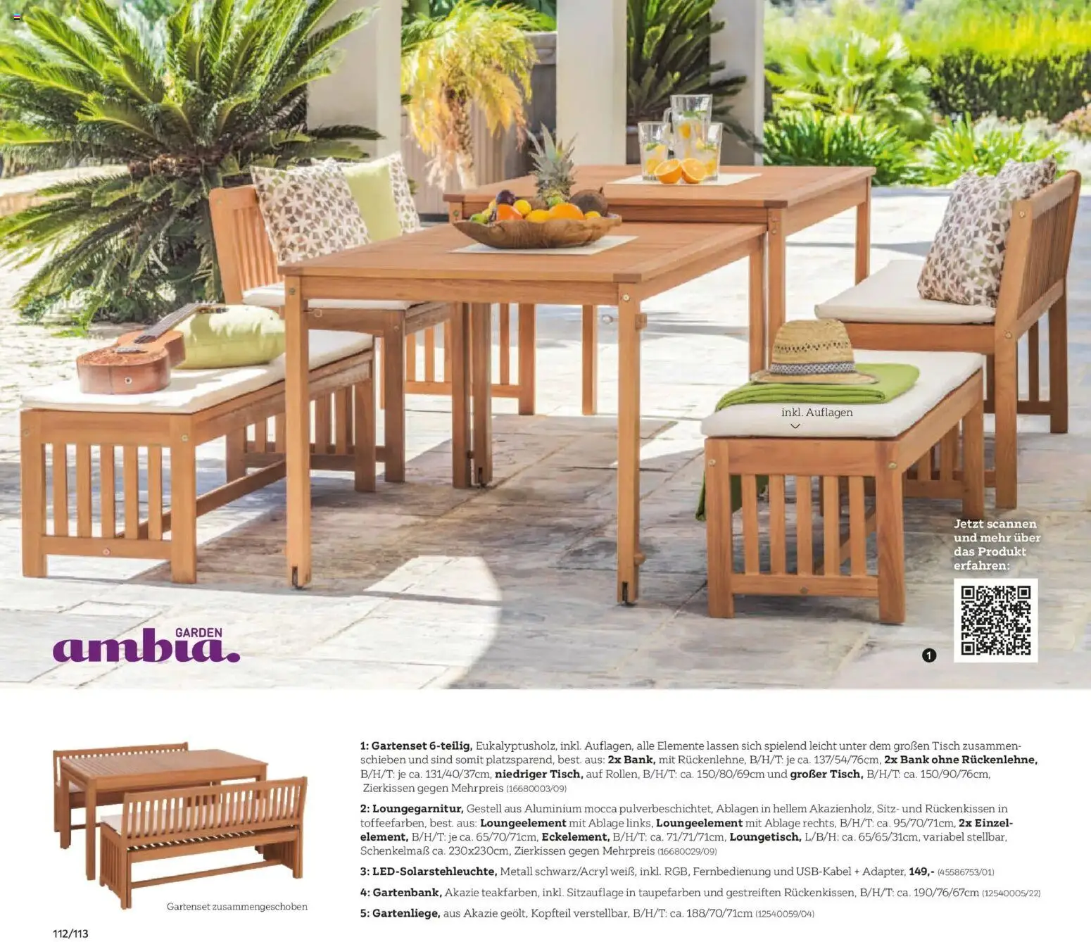 XXXLutz Gartenkatalog gültig ab 30.03.2026 | Seite: 112 | Produkte: Tisch