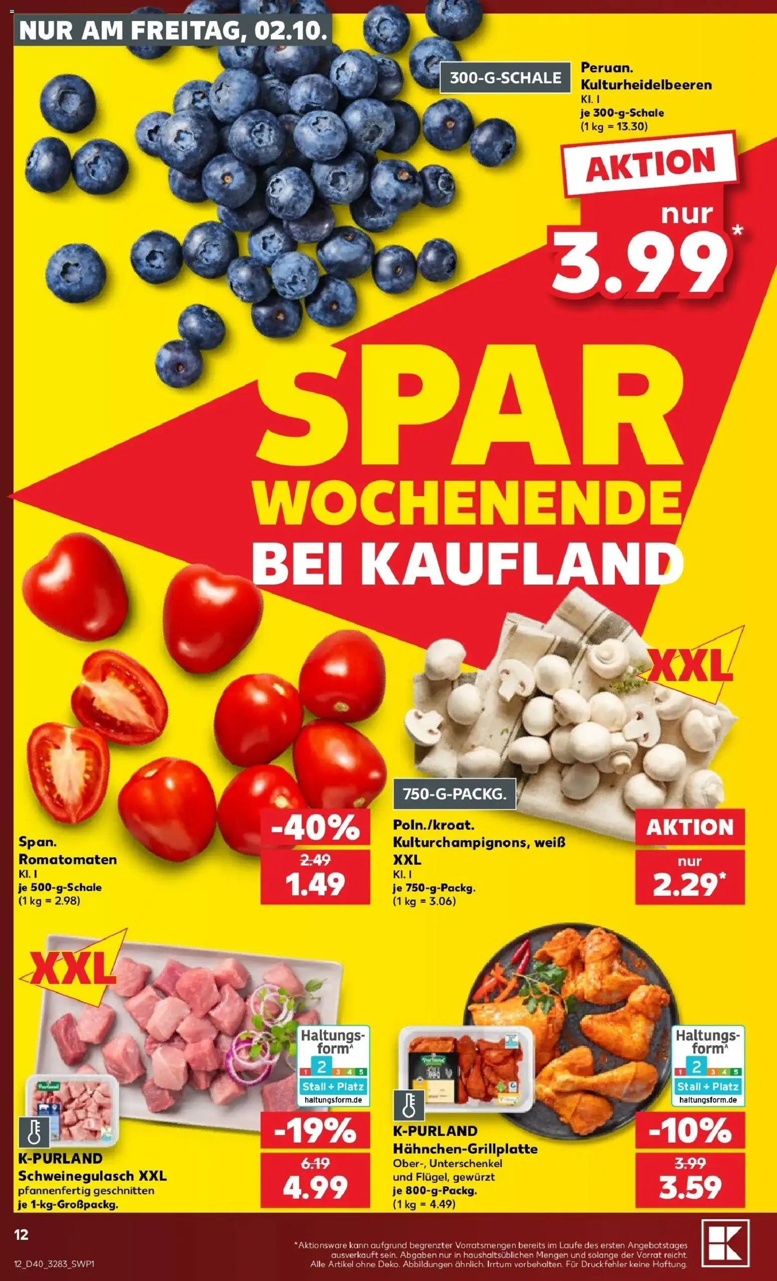 Prospekt Kaufland ab 28.09.2026 » Angebote Online zum Blättern | Seite: 22 | Produkte: Schweinegulasch