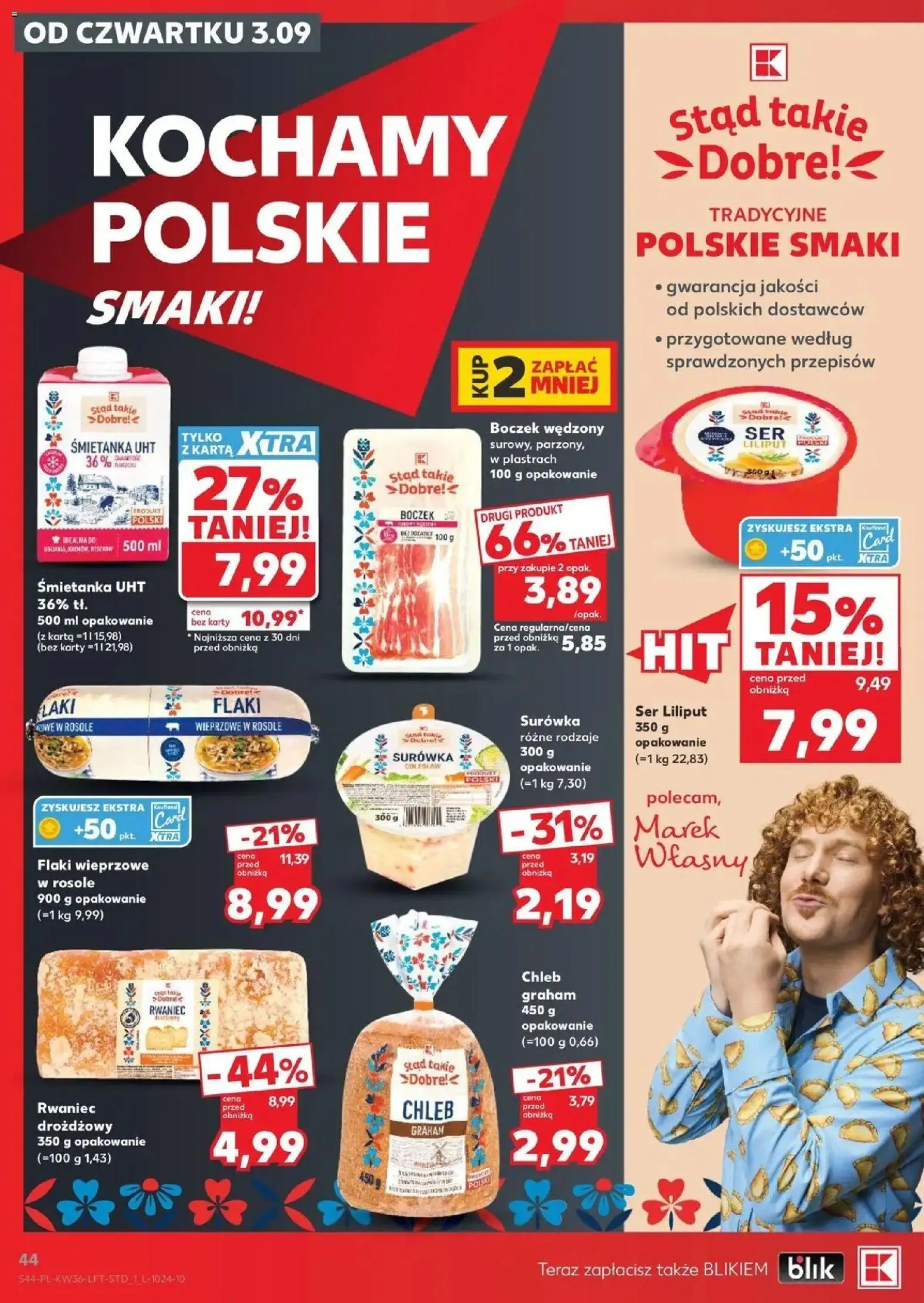 Kaufland gazetka od 03.09.2026 - od jutra PDF | Strona: 44 | Produkty: Colesław, Surówka, Flaki, Chleb graham