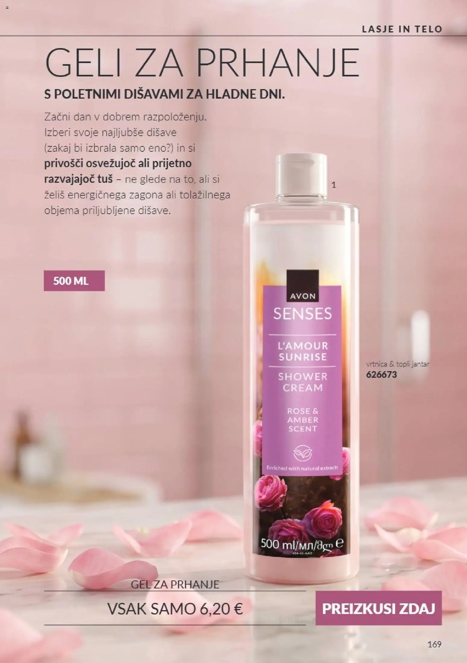 Novi Avon katalog ponudbe – veljaven od 01.10.2026 | Stran: 169 | Izdelki: Gel za prhanje