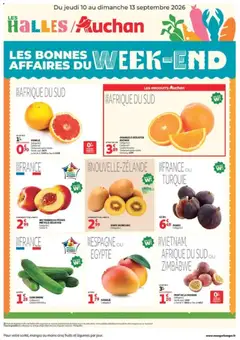 Auchan - Prévisualisation de Auchan les bons plans du week-end dans votre super valide à partir de 10/09/2026