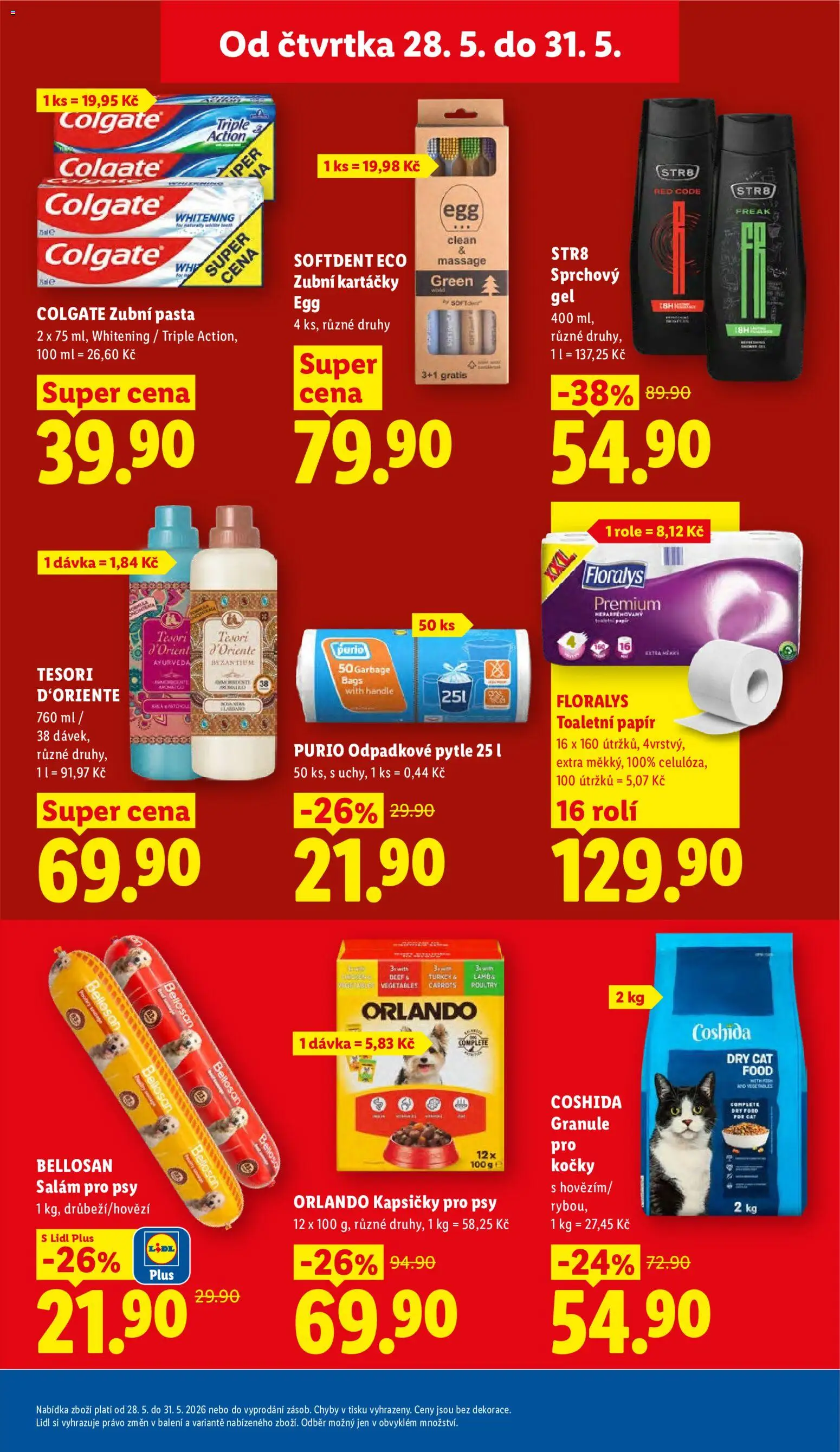 Lidl leták od 28.05.2026 | Strana: 27 | Produkty: Zubní pasta, Tesori d'Oriente, Salám, Granule