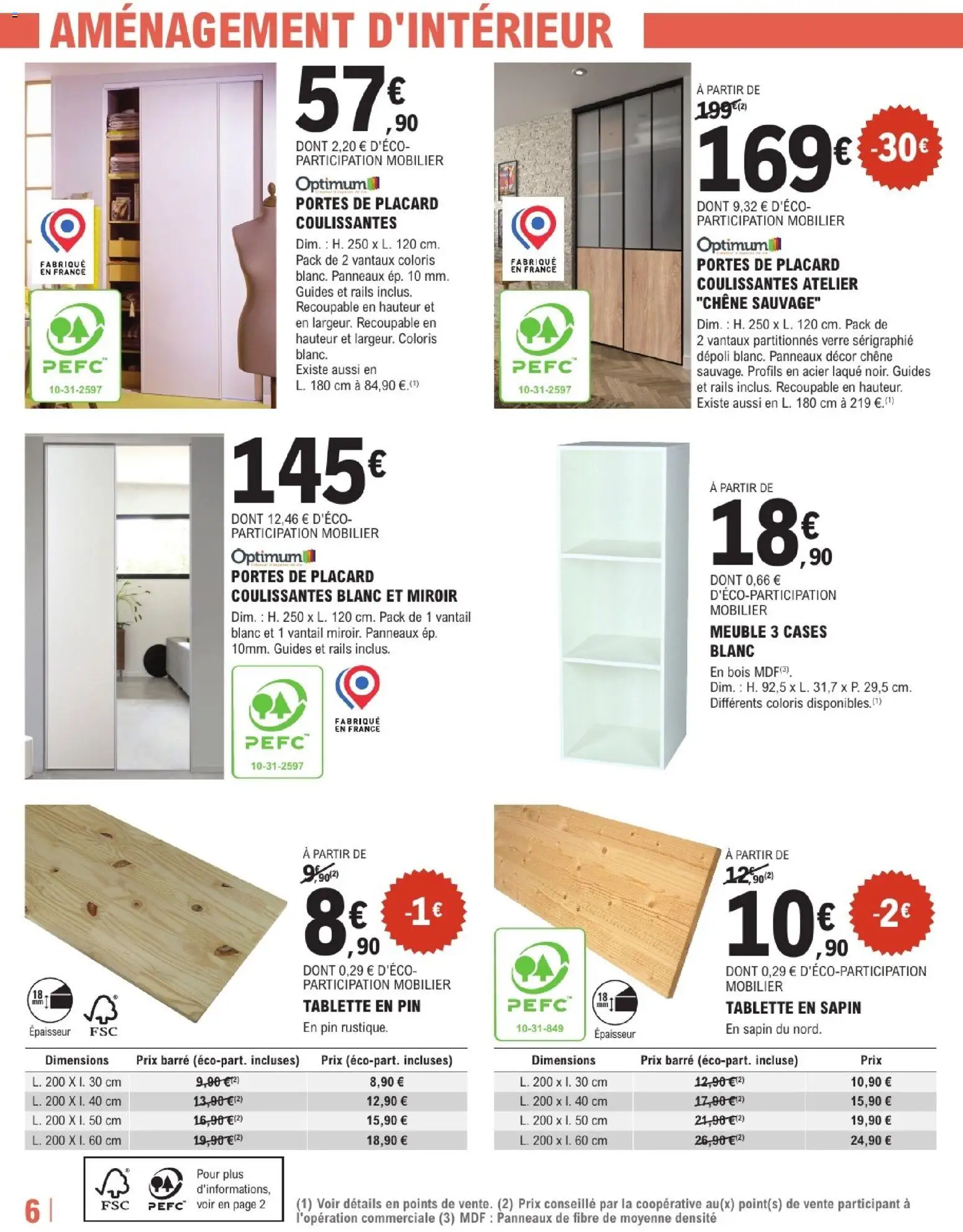 {H1} | Page: 6 | Produits: Meuble, Tablette, Portes, Miroir
